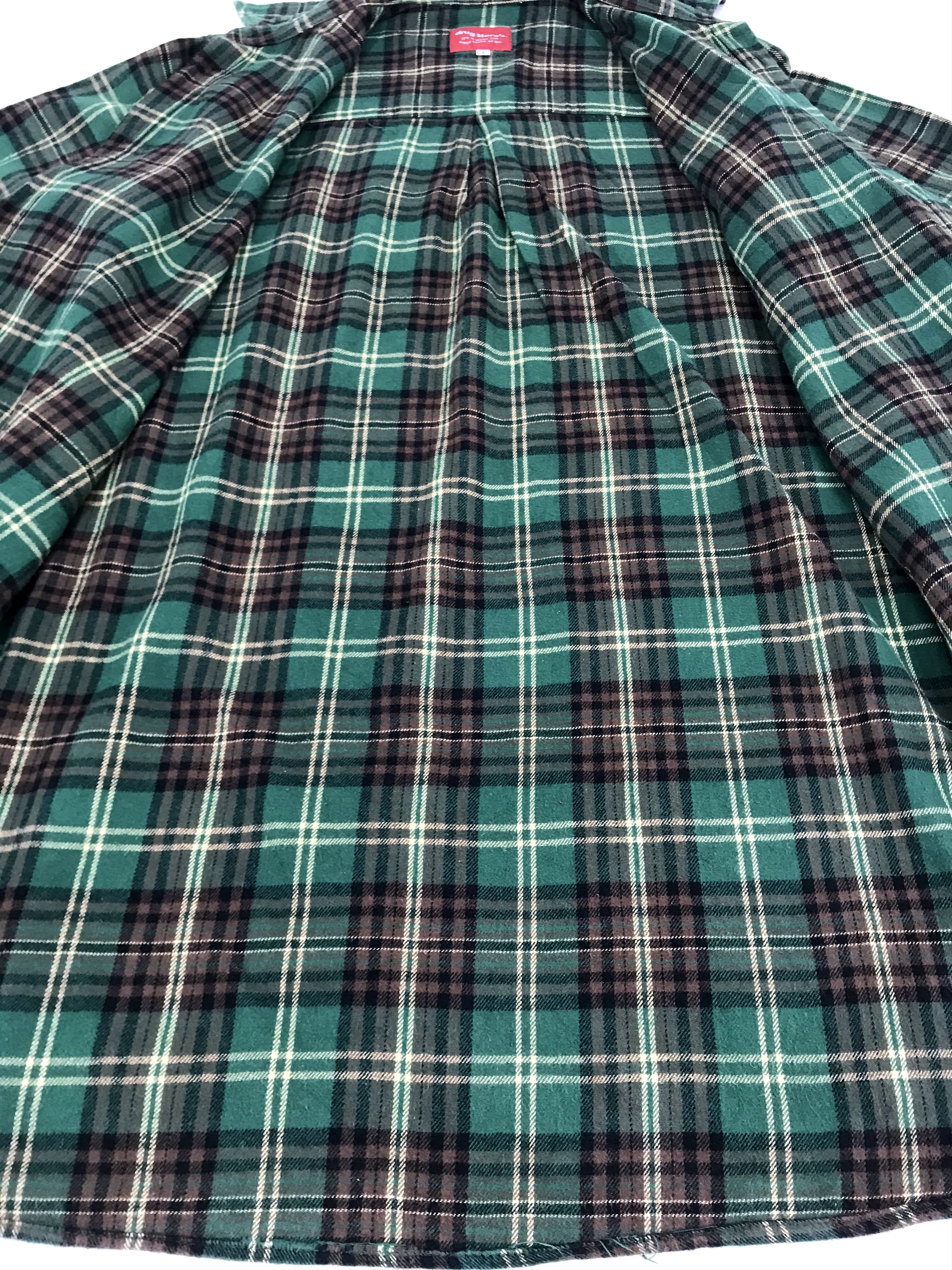 Flannel Vintage Style Drug's Store Flannel Monogram Plaid Check Size L / US 10 / IT 46 - 4 Thumbnail