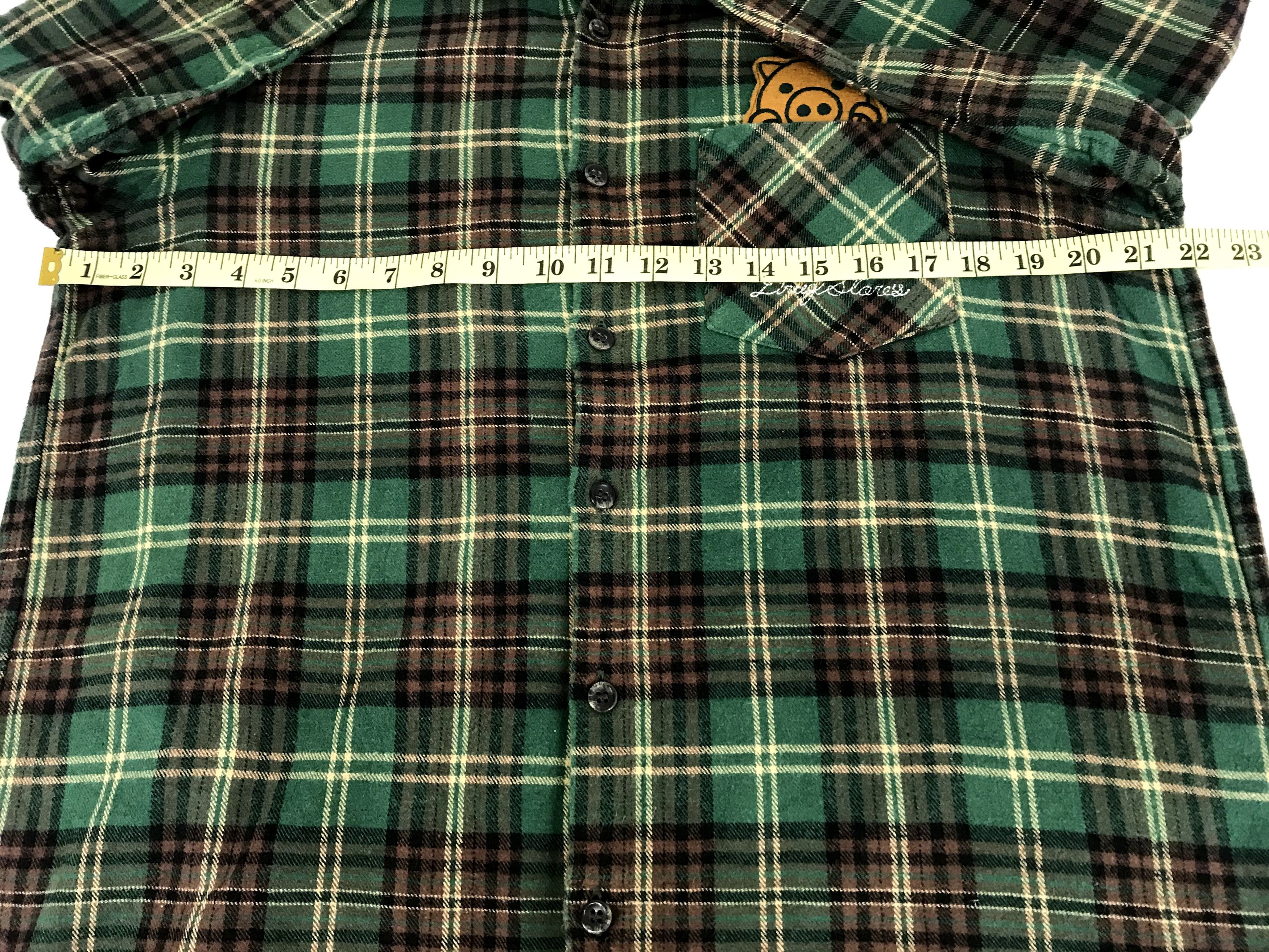 Flannel Vintage Style Drug's Store Flannel Monogram Plaid Check Size L / US 10 / IT 46 - 9 Thumbnail