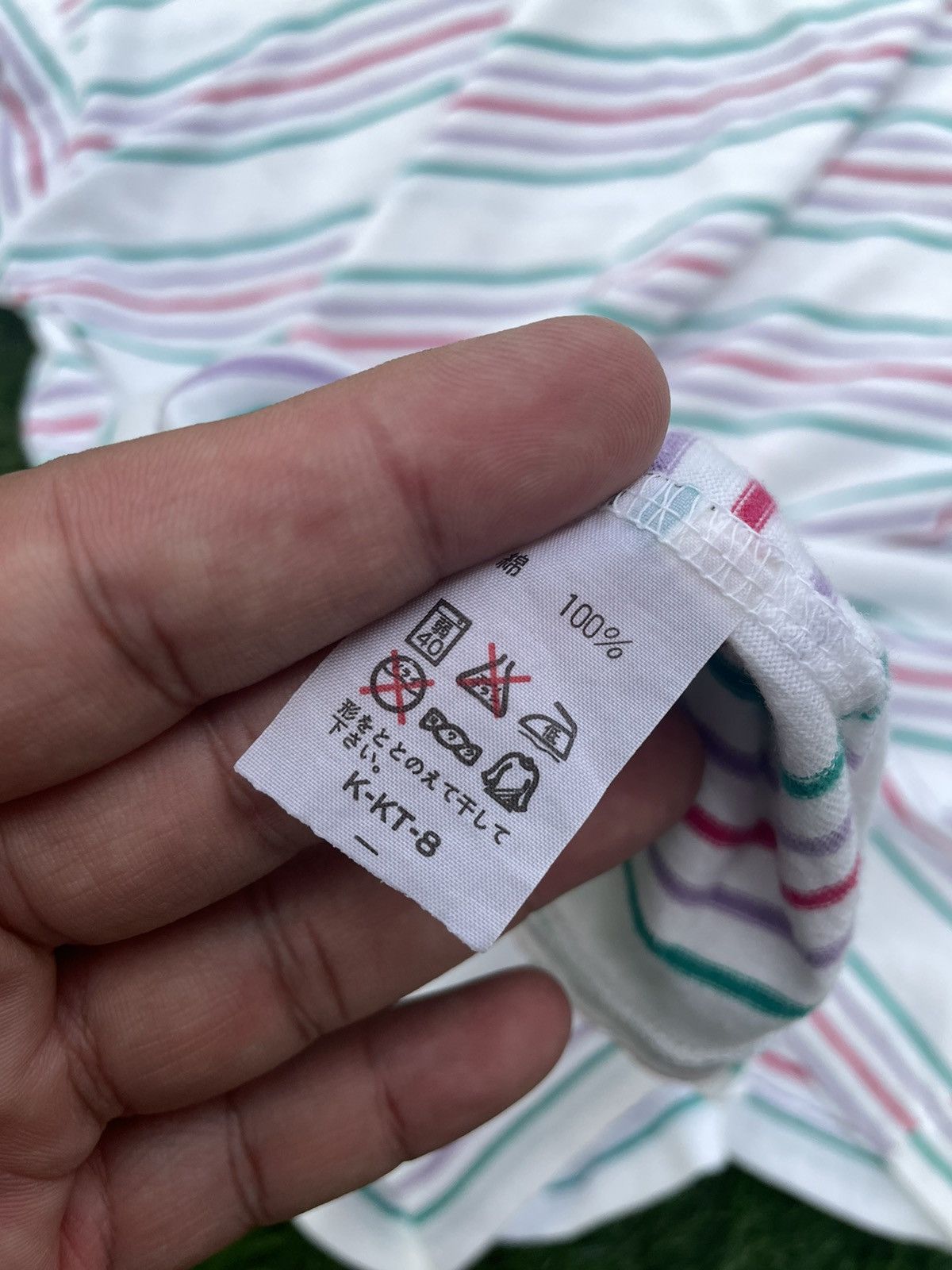 Fiorucci FIORUCCI ITALY STRIPE SHIRT Size US L / EU 52-54 / 3 - 6 Thumbnail