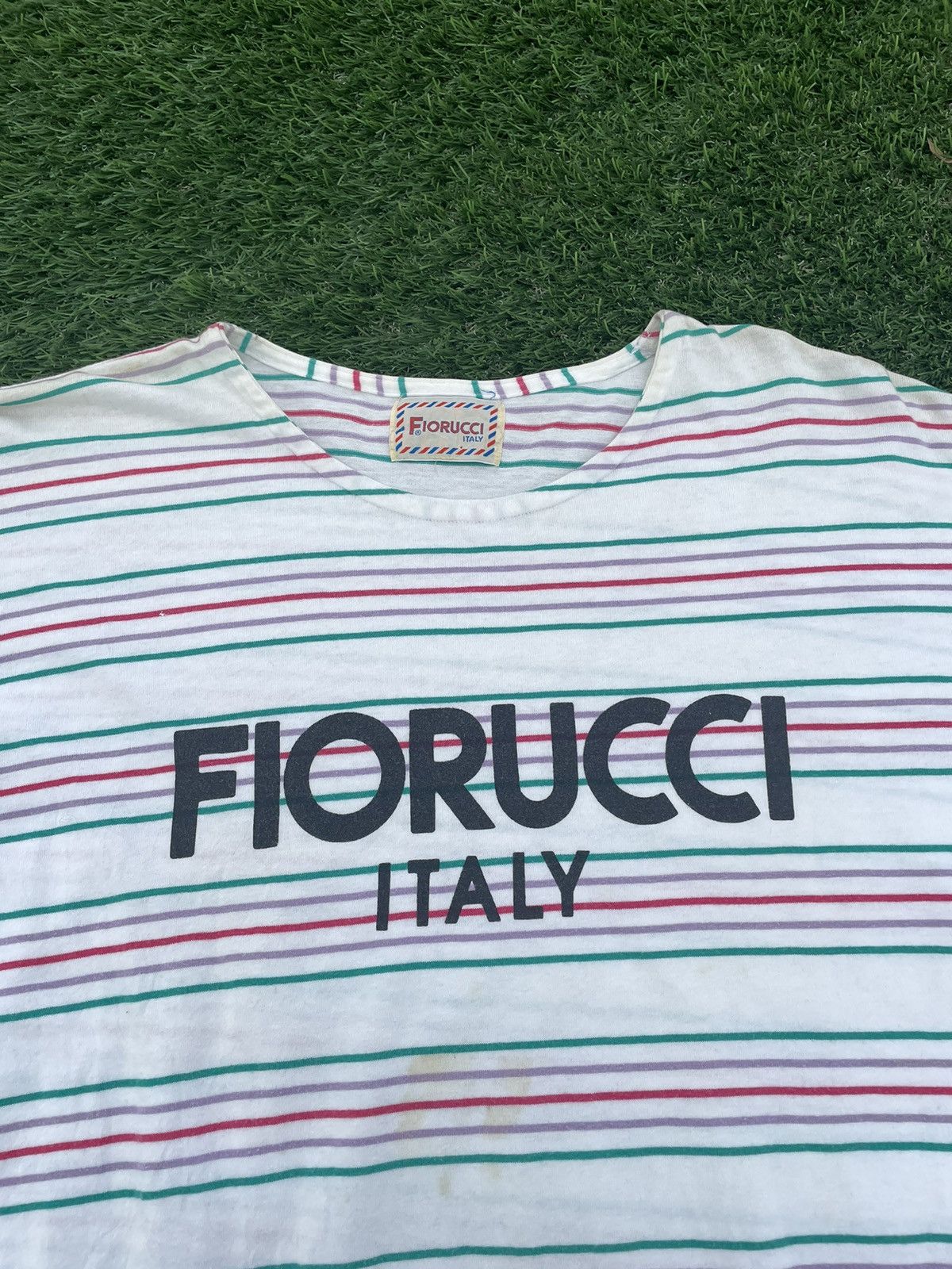 Fiorucci FIORUCCI ITALY STRIPE SHIRT Size US L / EU 52-54 / 3 - 2 Thumbnail