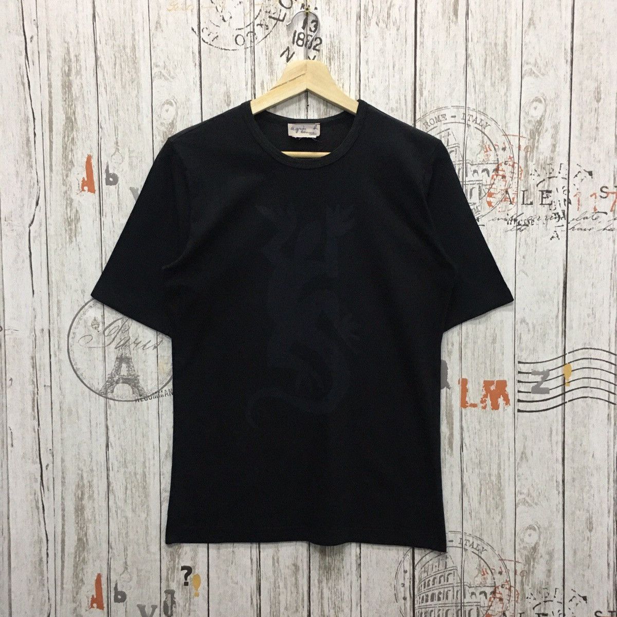 Japanese Brand × agnes b. *🔥Agnes b big printed logo tees tshirt designer Size US S / EU 44-46 / 1 - 9 Thumbnail