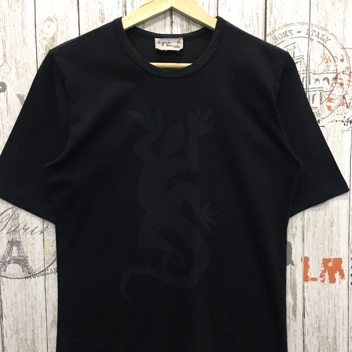 Japanese Brand × agnes b. *🔥Agnes b big printed logo tees tshirt designer Size US S / EU 44-46 / 1 - 1 Thumbnail