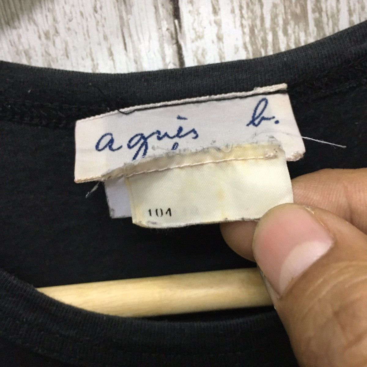 Japanese Brand × agnes b. *🔥Agnes b big printed logo tees tshirt designer Size US S / EU 44-46 / 1 - 8 Thumbnail