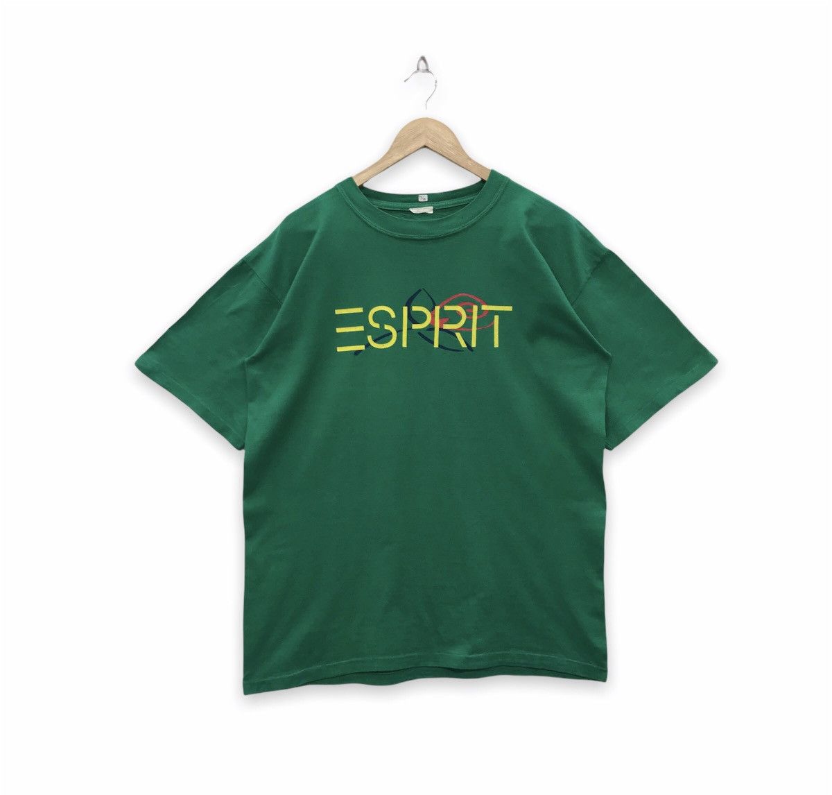 Esprit × Vintage *Rare!! Vintage Esprit Spellout Tee Size US L / EU 52-54 / 3 - 1 Thumbnail