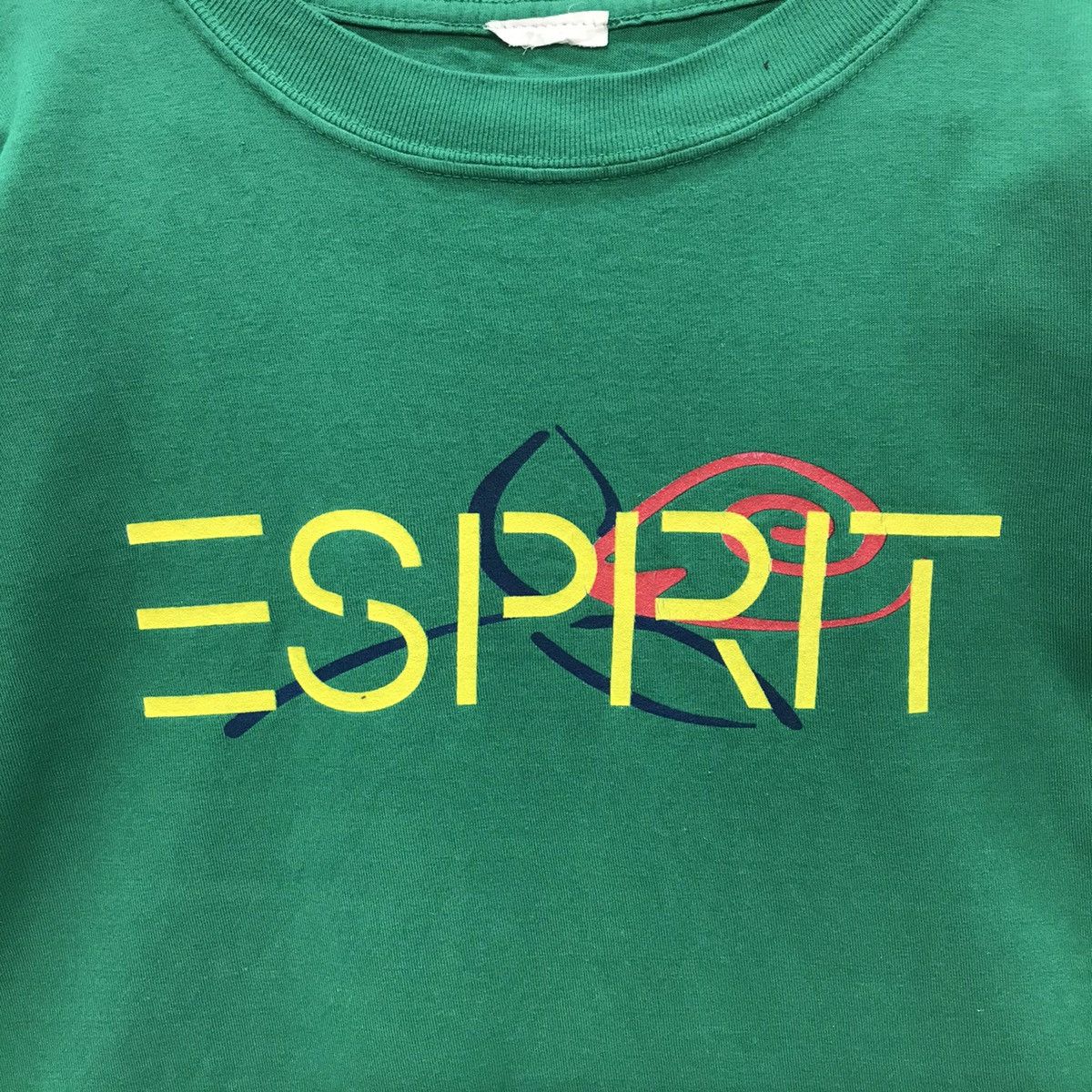 Esprit × Vintage *Rare!! Vintage Esprit Spellout Tee Size US L / EU 52-54 / 3 - 4 Thumbnail