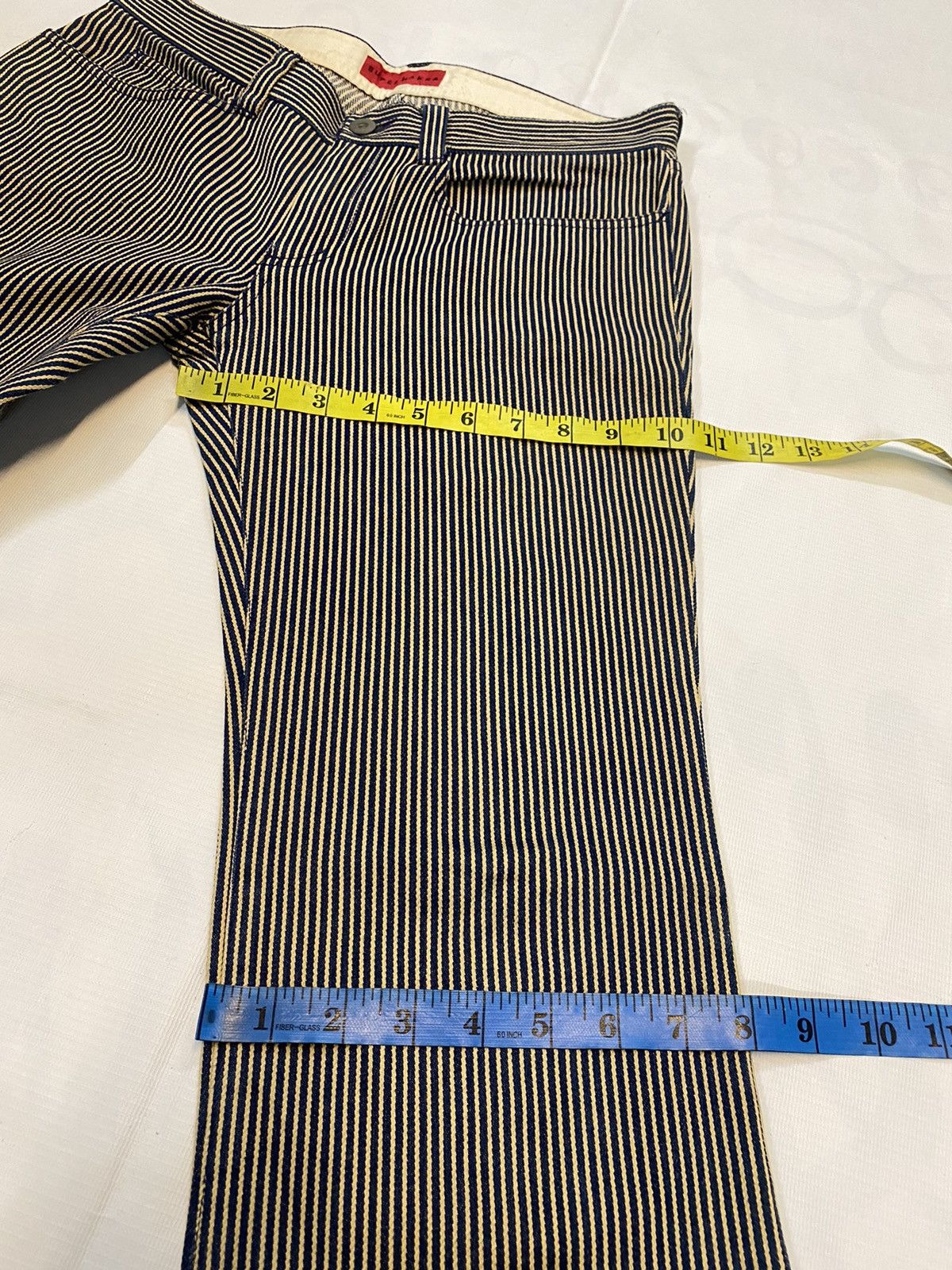 14th Addiction × If Six Was Nine × Japanese Brand Kapital Inspired Super Hakka Hickory Stripe Denim Pant Size US 31 - 13 Thumbnail