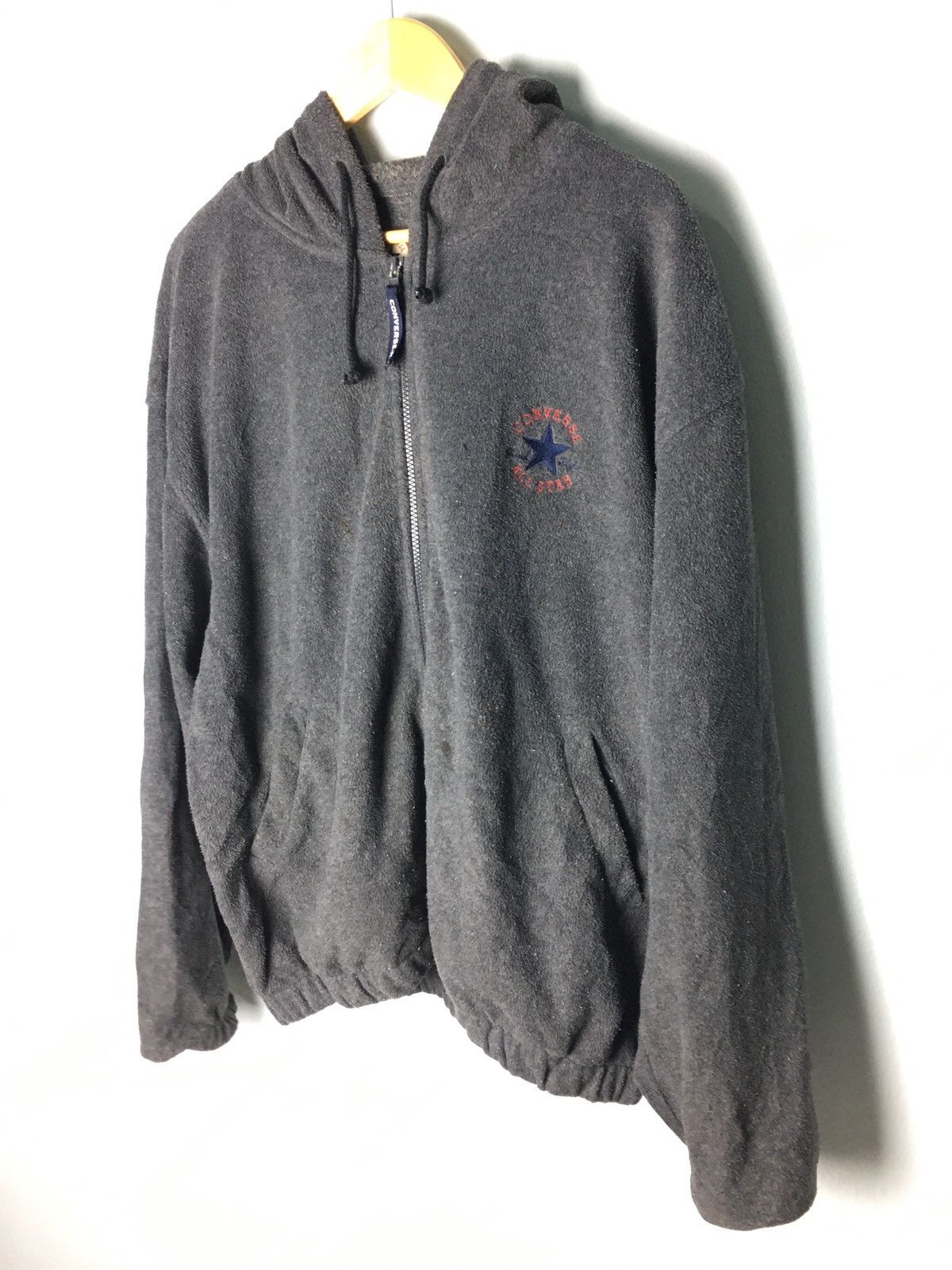 Converse × Vintage Vintage Converse Fleece Hoodie Embroidery Logo Size US XL / EU 56 / 4 - 3 Thumbnail