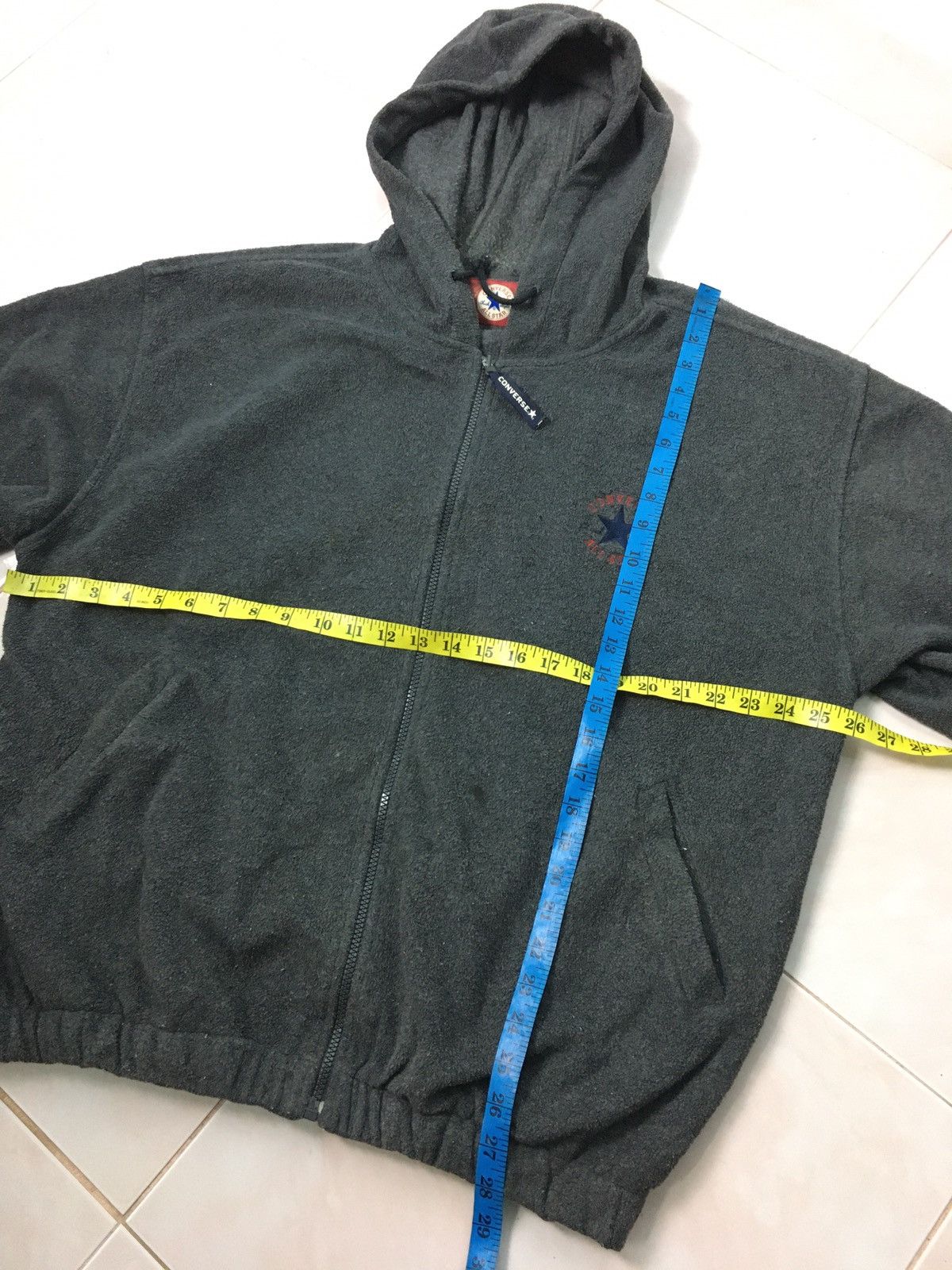 Converse × Vintage Vintage Converse Fleece Hoodie Embroidery Logo Size US XL / EU 56 / 4 - 16 Thumbnail