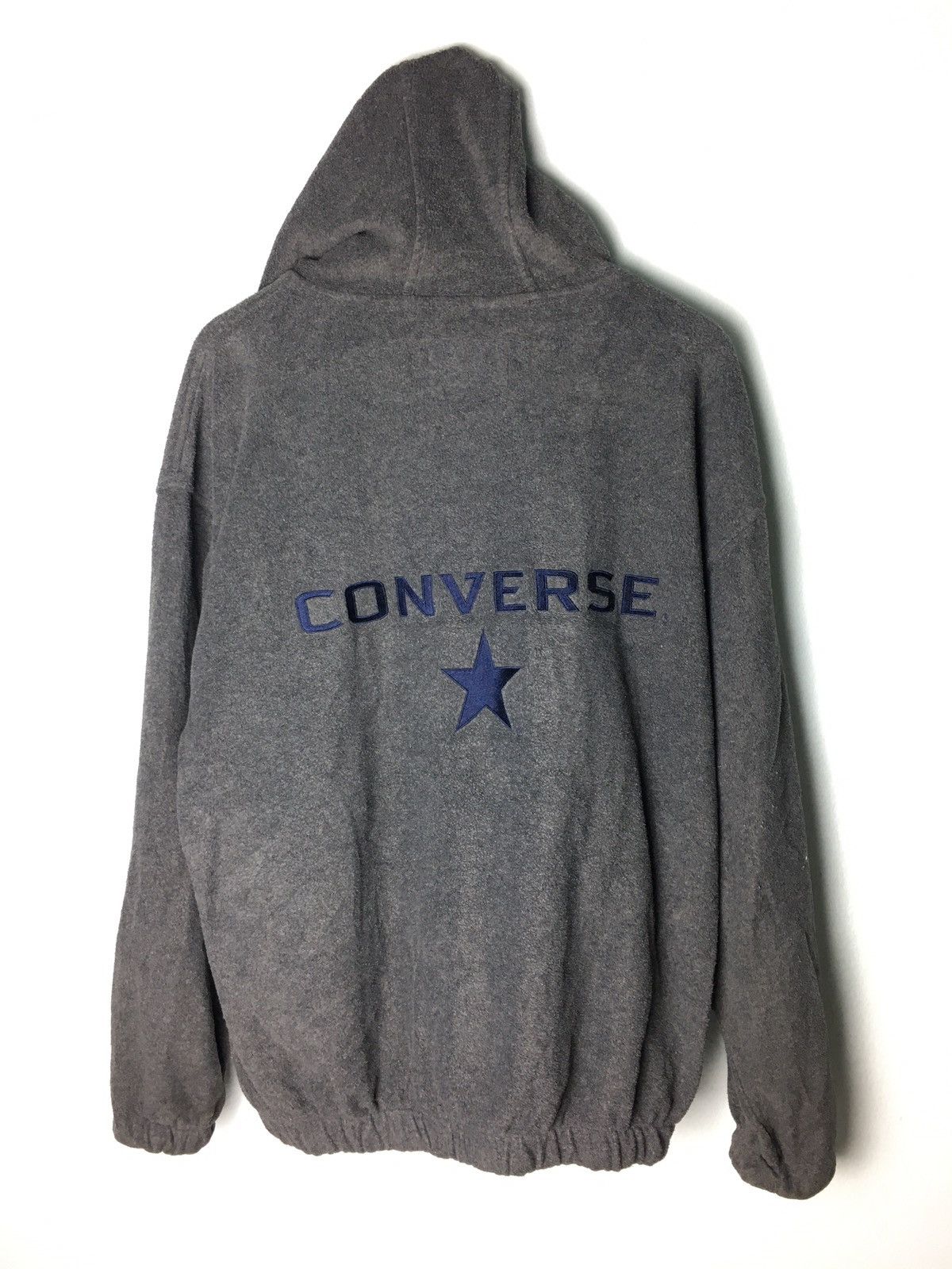 Converse × Vintage Vintage Converse Fleece Hoodie Embroidery Logo Size US XL / EU 56 / 4 - 14 Thumbnail