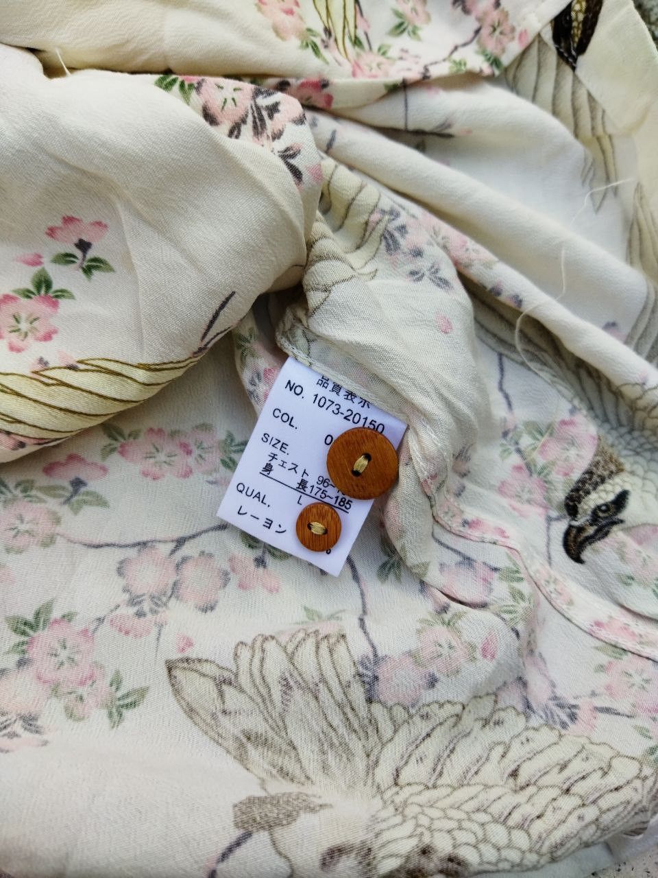 Japanese Brand Oniwa Soto Japan Eagle Motif Rayon Hawaiian Shirt Size US L / EU 52-54 / 3 - 5 Thumbnail