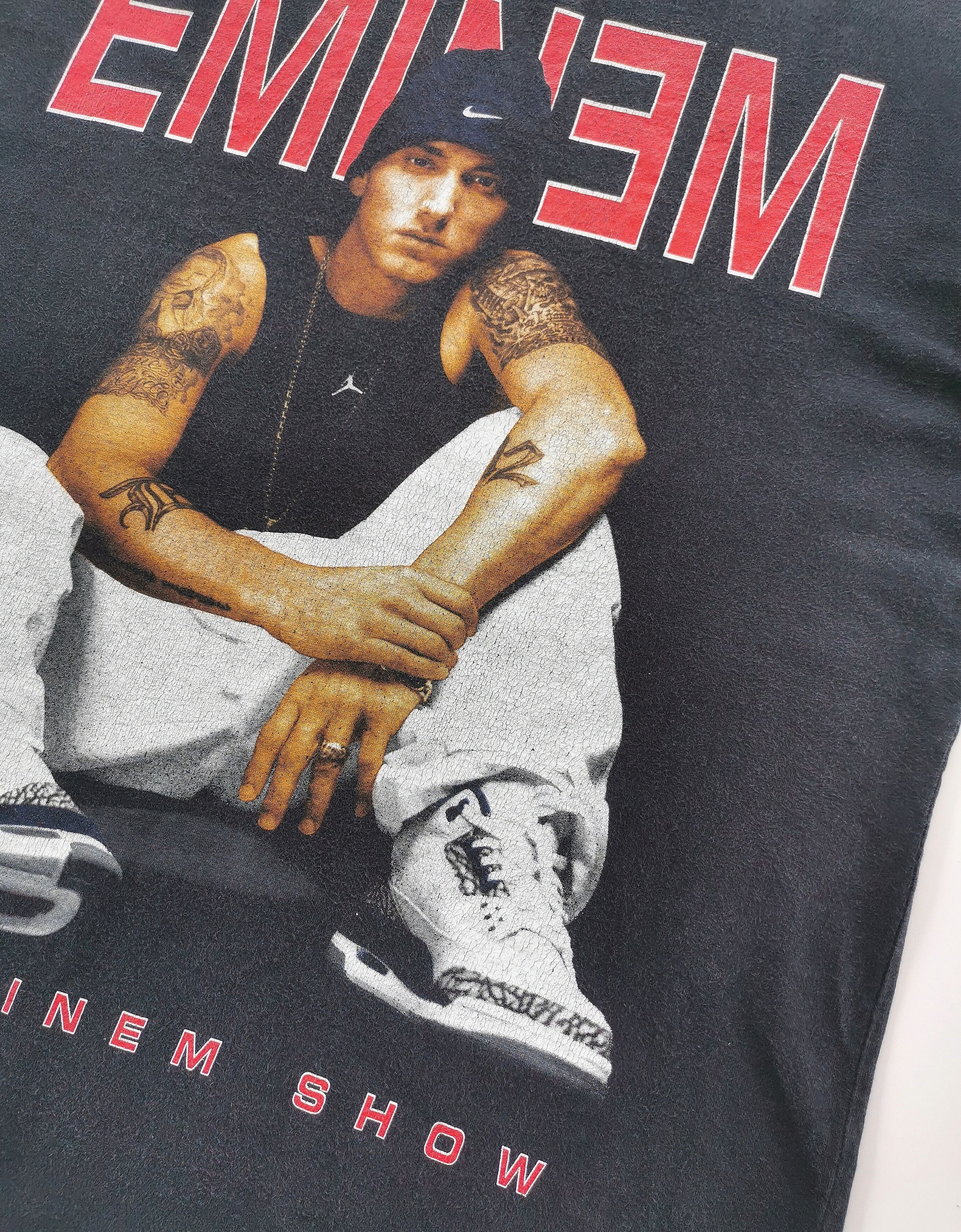 Eminem × Rap Tees × Vintage Vintage Eminem The Eminem Show Tshirt Wear Nike Air Jordan Size US XL / EU 56 / 4 - 4 Thumbnail