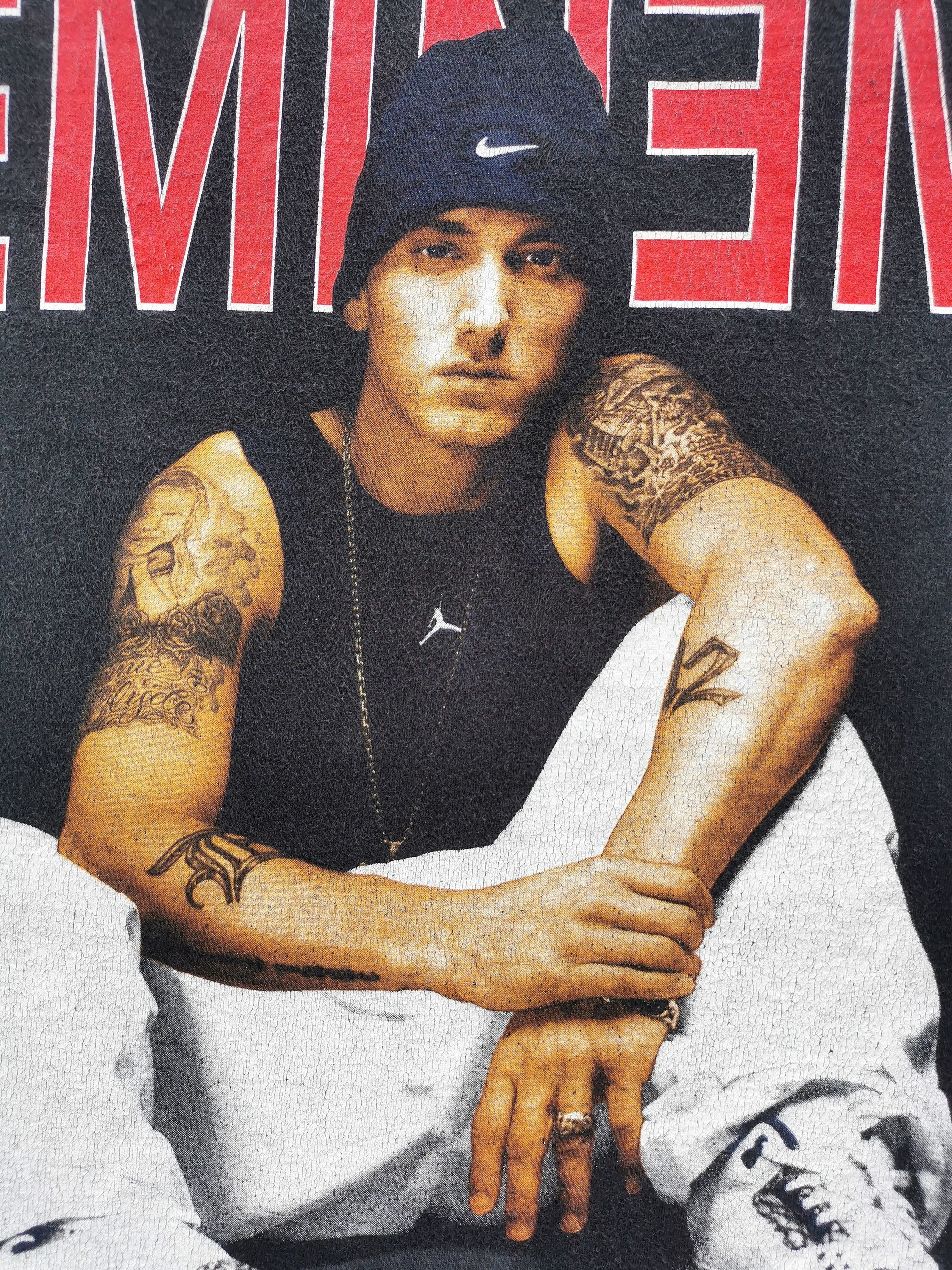 Eminem × Rap Tees × Vintage Vintage Eminem The Eminem Show Tshirt Wear Nike Air Jordan Size US XL / EU 56 / 4 - 2 Thumbnail