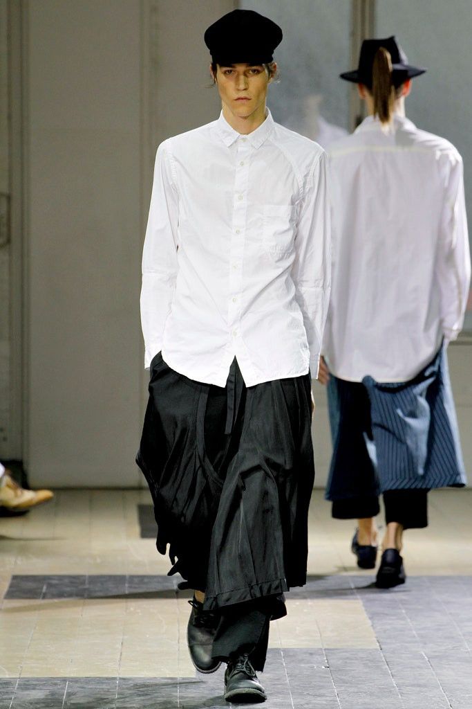 Yohji Yamamoto SS12 Pour Homme Cutout Hat Size ONE SIZE - 3 Thumbnail