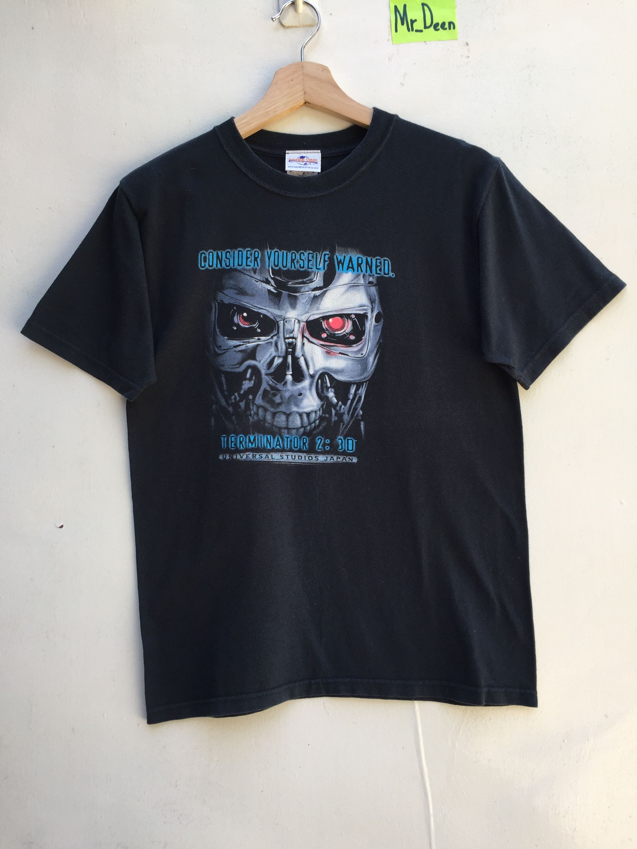 Vintage Vintage 1991 Terminator 2 Consider Yourself Warned Tshirt Size US S / EU 44-46 / 1 - 1 Thumbnail