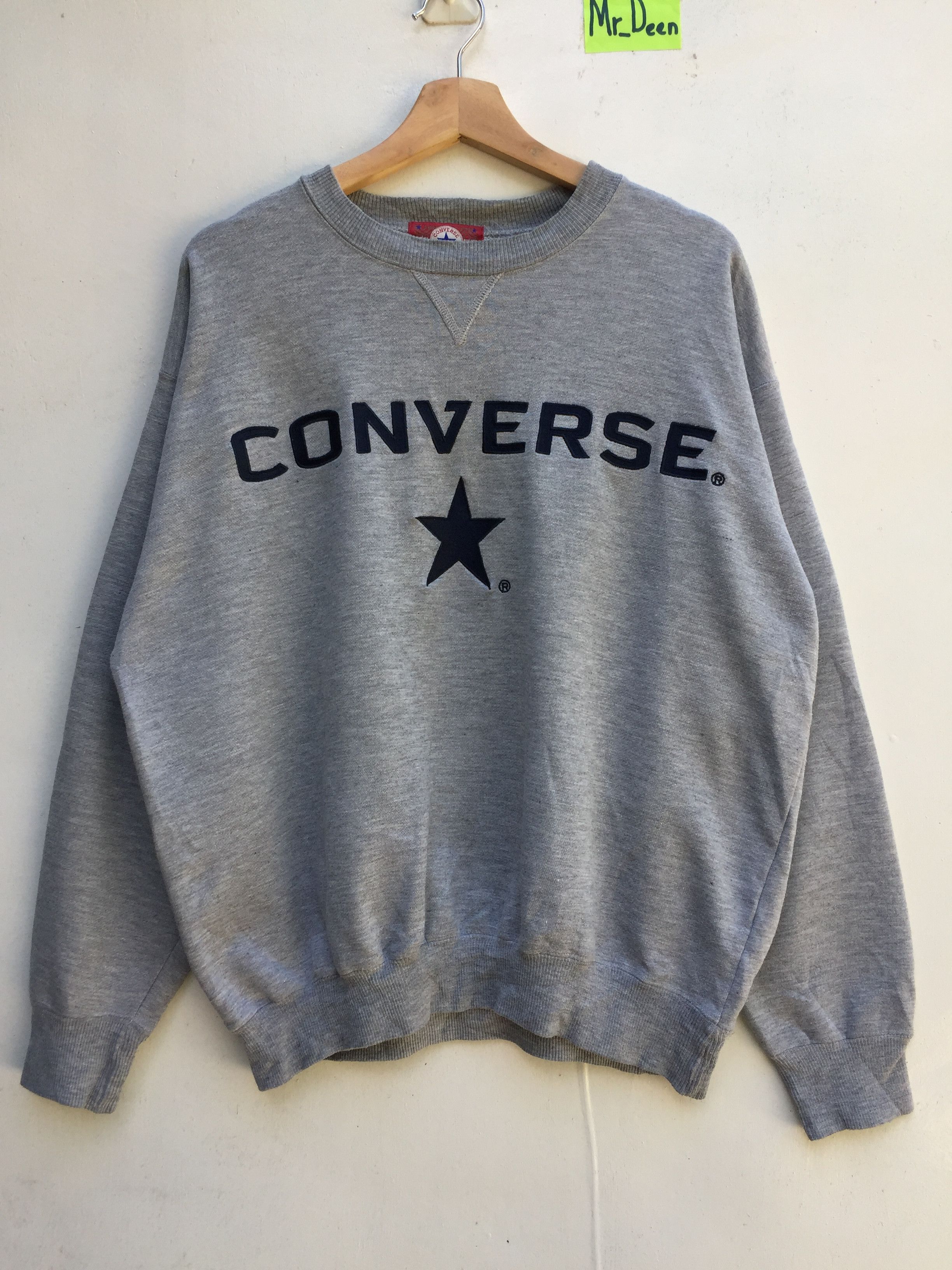 Converse Vintage 90's Converse All Star Sweatshirts Size L Size US L / EU 52-54 / 3 - 1 Thumbnail