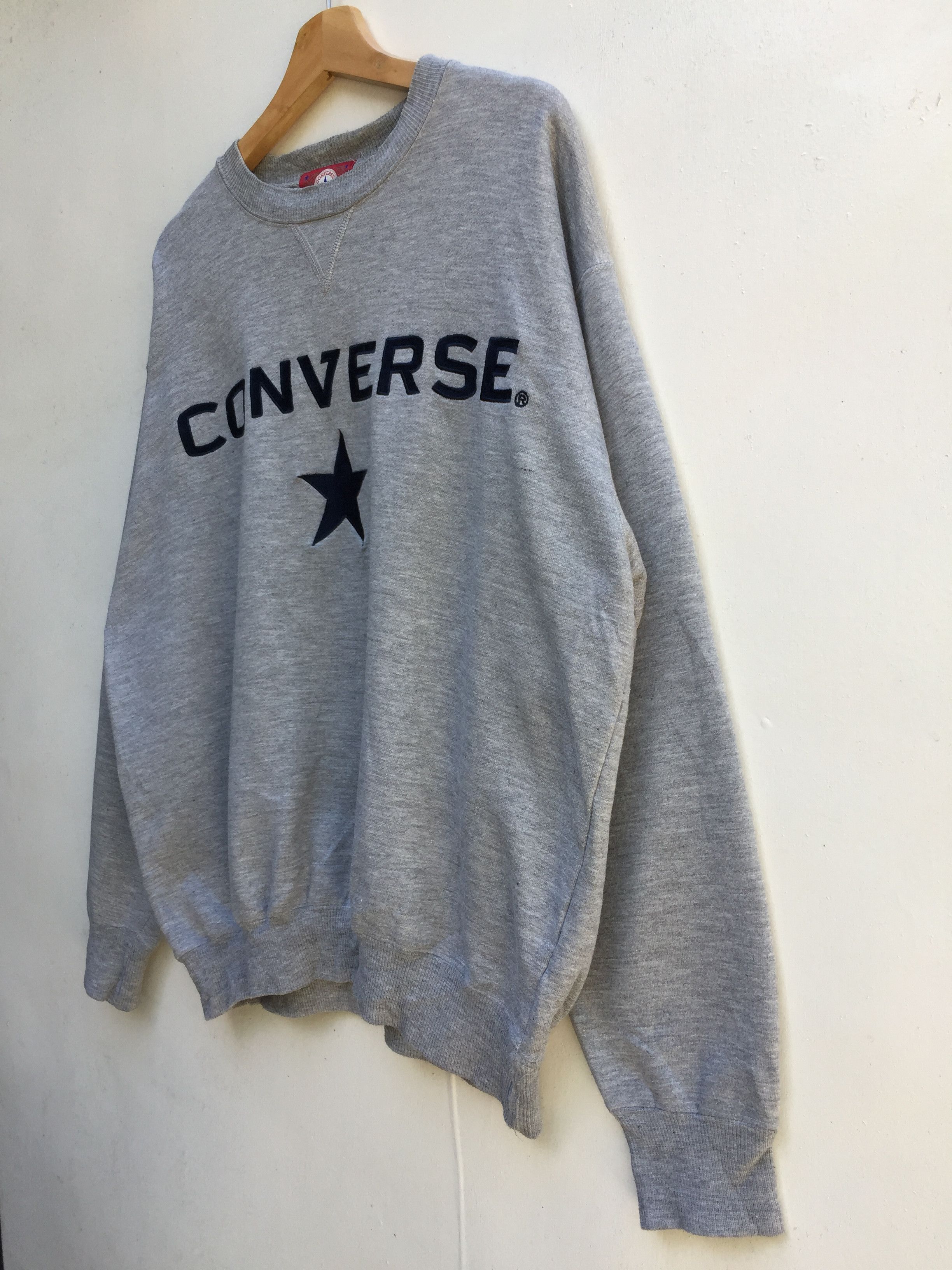 Converse Vintage 90's Converse All Star Sweatshirts Size L Size US L / EU 52-54 / 3 - 3 Thumbnail