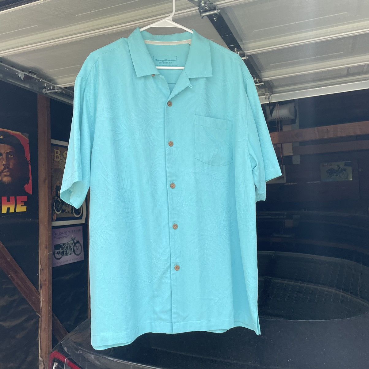 Vintage Vintage 90s Camp Collar Bowling Shirt 100% silk Size US L / EU 52-54 / 3 - 2 Thumbnail