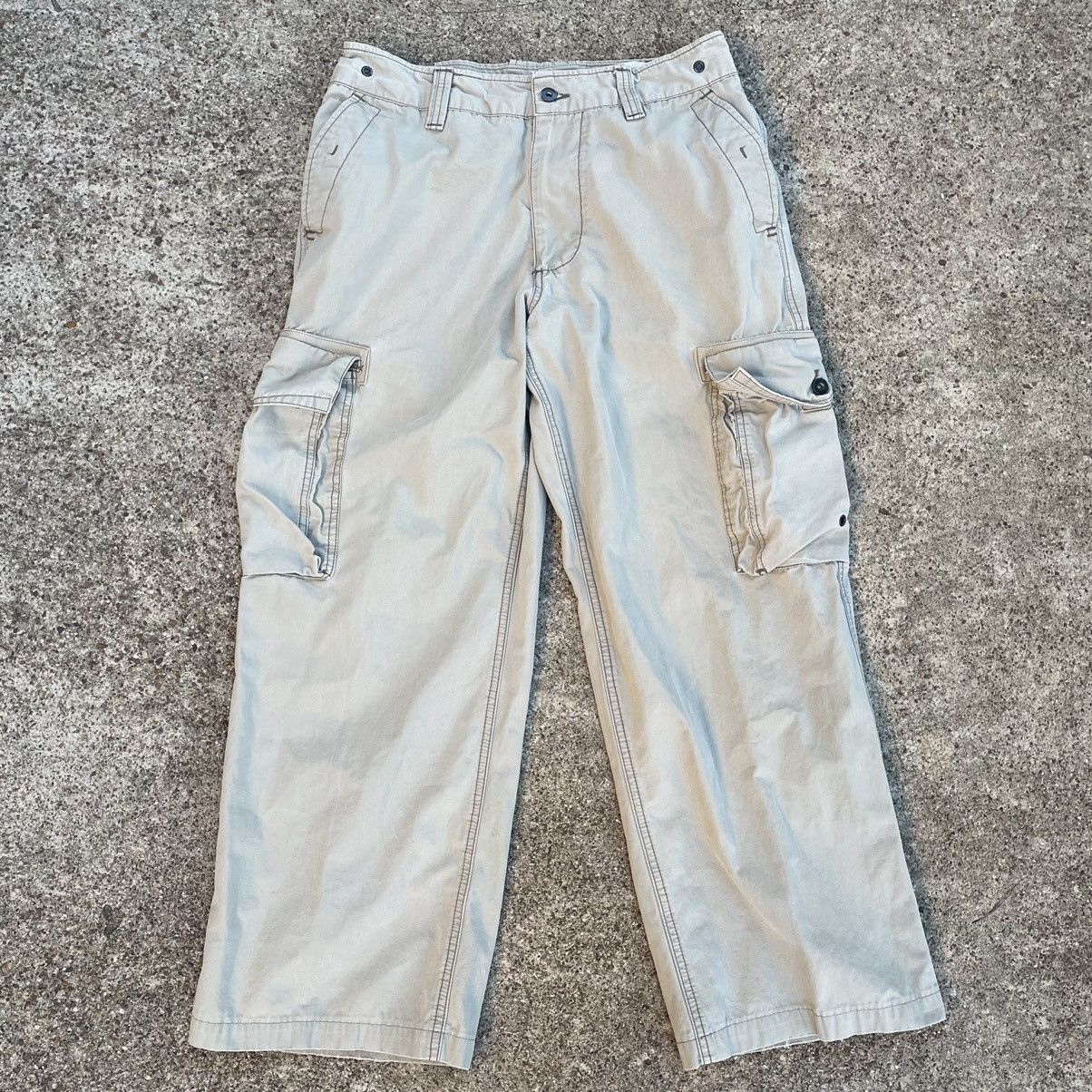 Japanese Brand × Vintage Vintage Parachute Military Sunfaded Cargo Pants Size US 34 / EU 50 - 1 Thumbnail