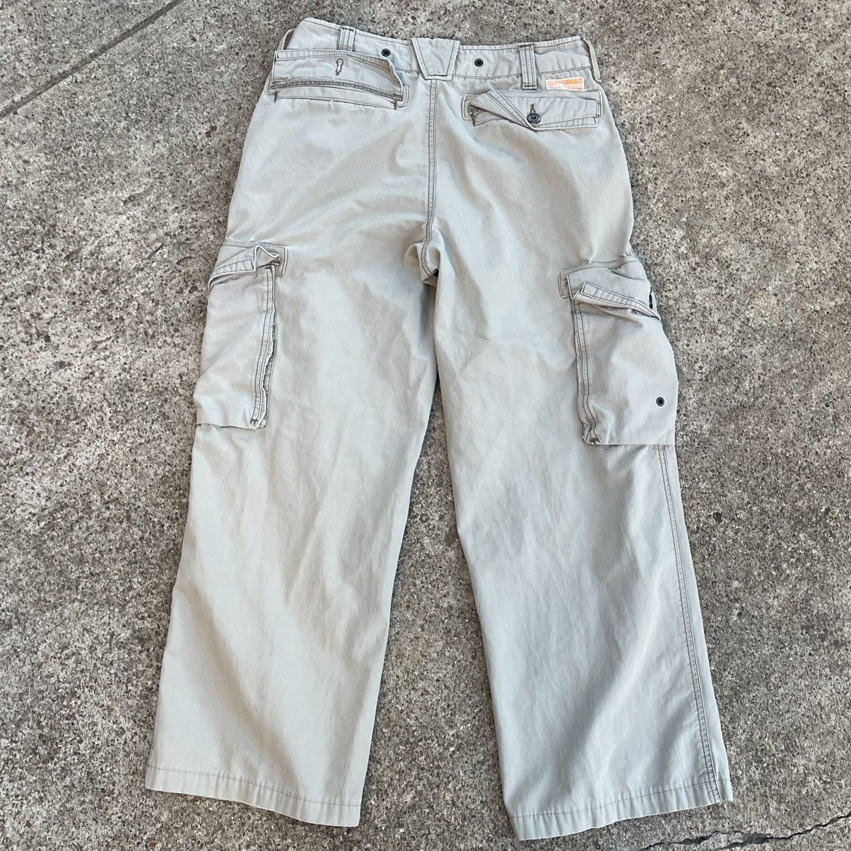 Japanese Brand × Vintage Vintage Parachute Military Sunfaded Cargo Pants Size US 34 / EU 50 - 3 Thumbnail