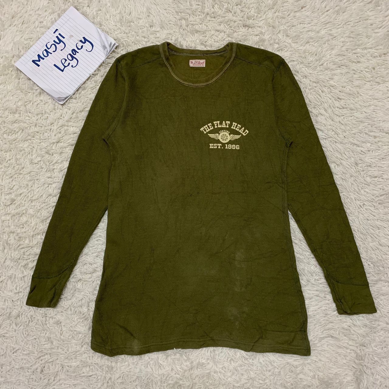 Japanese Brand Flat head long sleeves made in Japan Size US XS / EU 42 / 0 - 2 Thumbnail