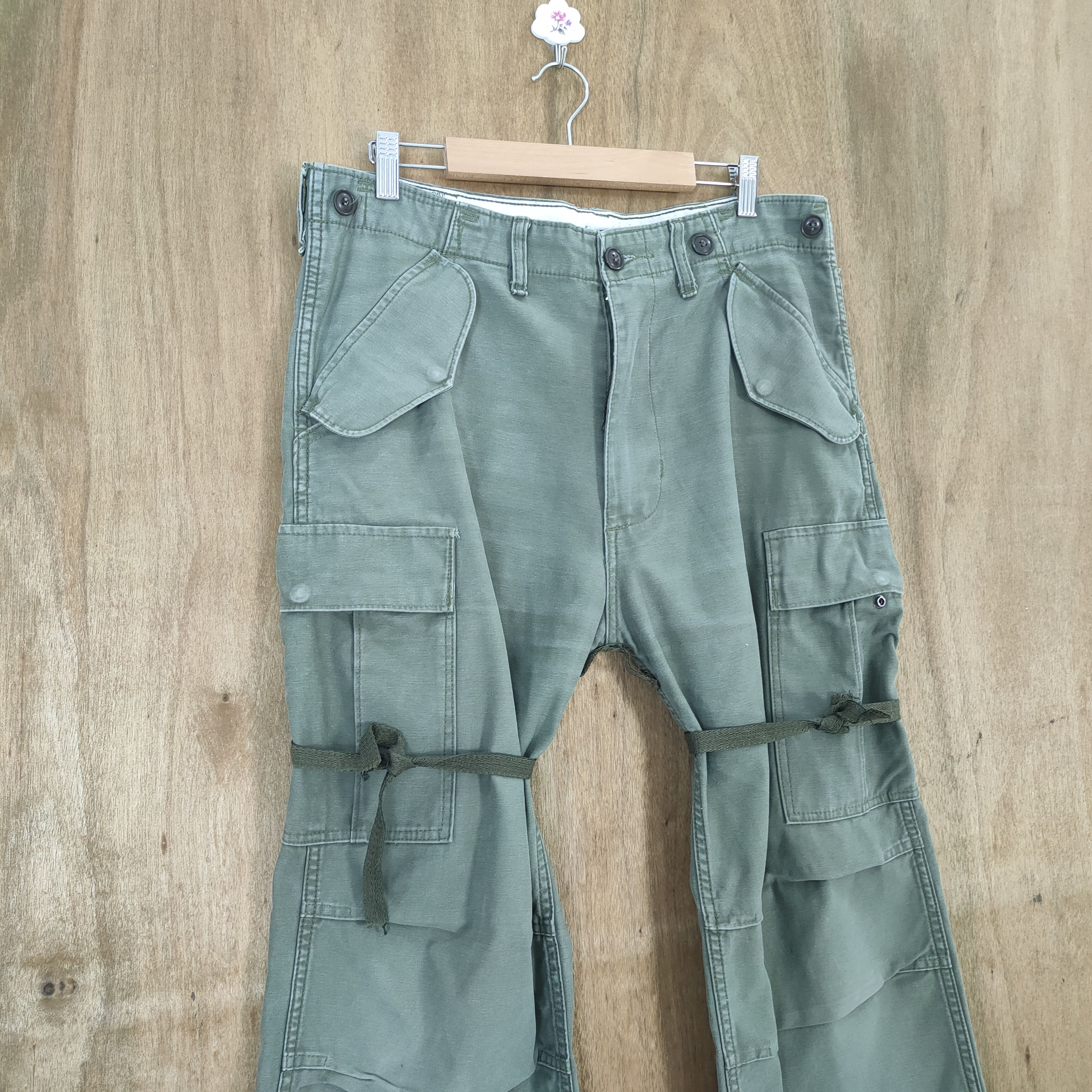 Vintage VINTAGE FADED BONDAGE CARGO PANTS Size US 34 / EU 50 - 7 Thumbnail