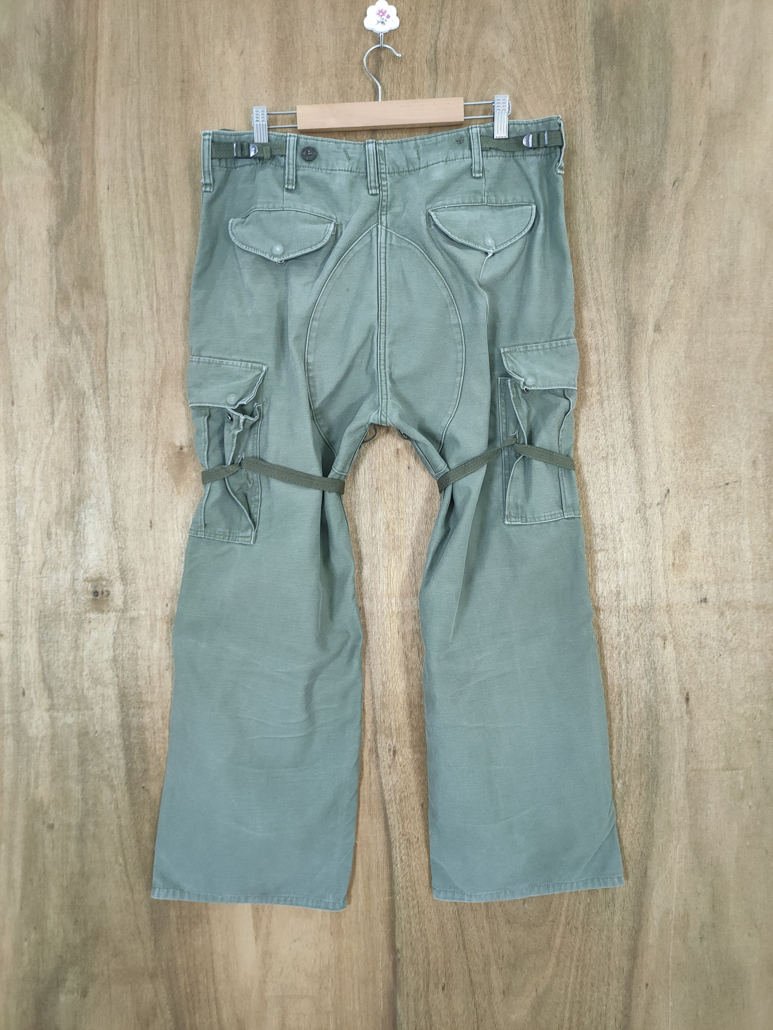 Vintage VINTAGE FADED BONDAGE CARGO PANTS Size US 34 / EU 50 - 4 Thumbnail