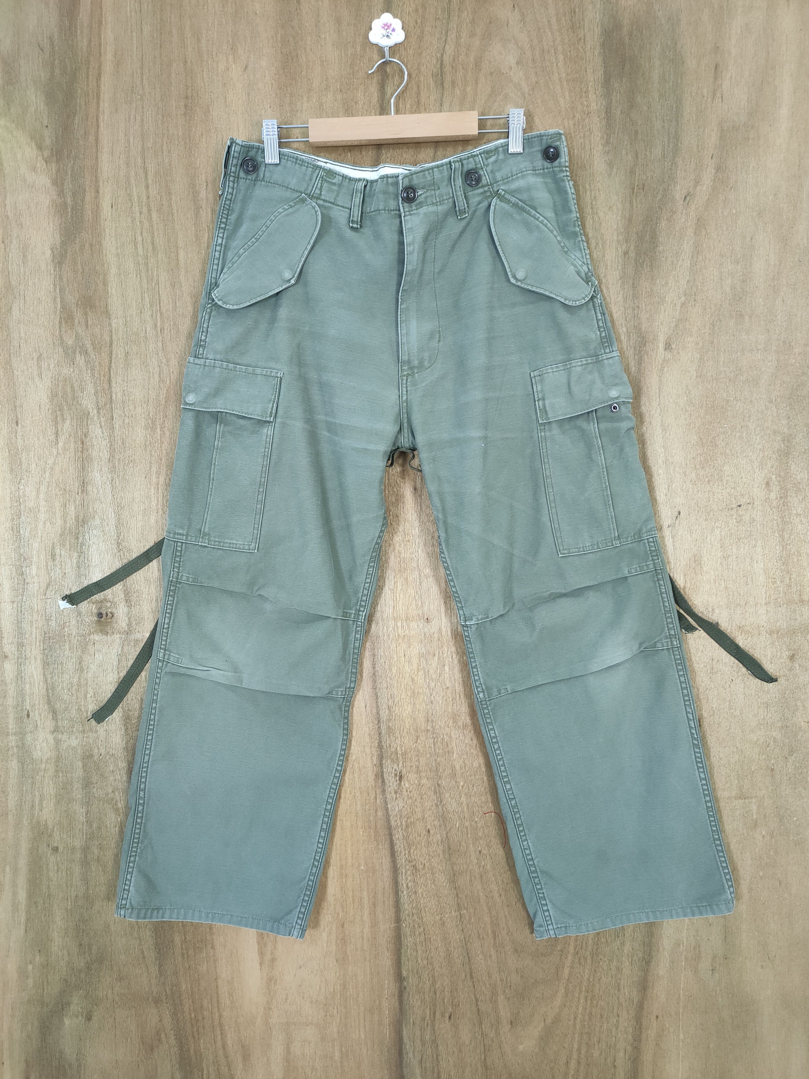 Vintage VINTAGE FADED BONDAGE CARGO PANTS Size US 34 / EU 50 - 2 Thumbnail
