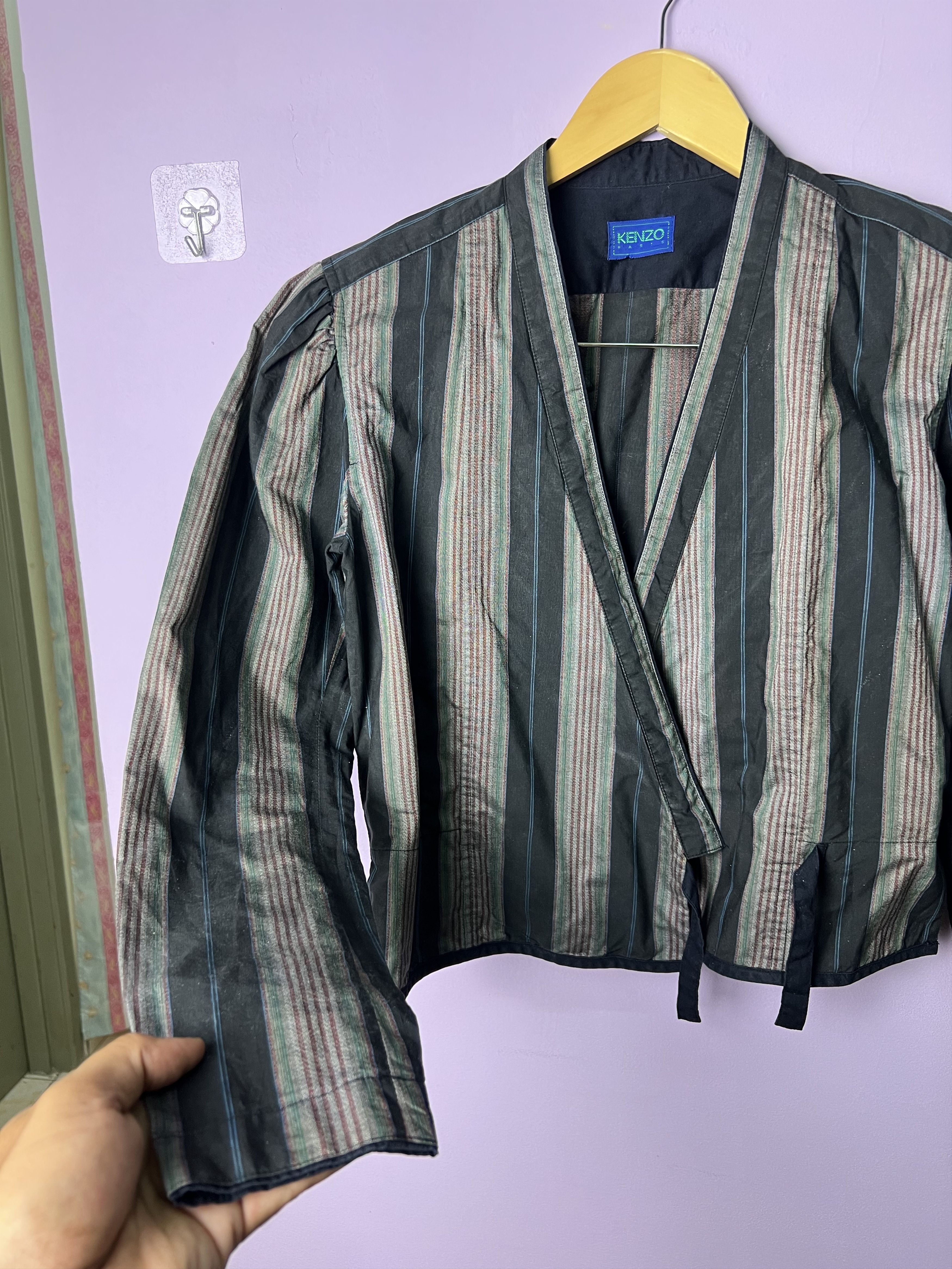 Kenzo 🔥Kenzo Paris Buttonless Cropped Blazers Size S / US 4 / IT 40 - 8 Thumbnail