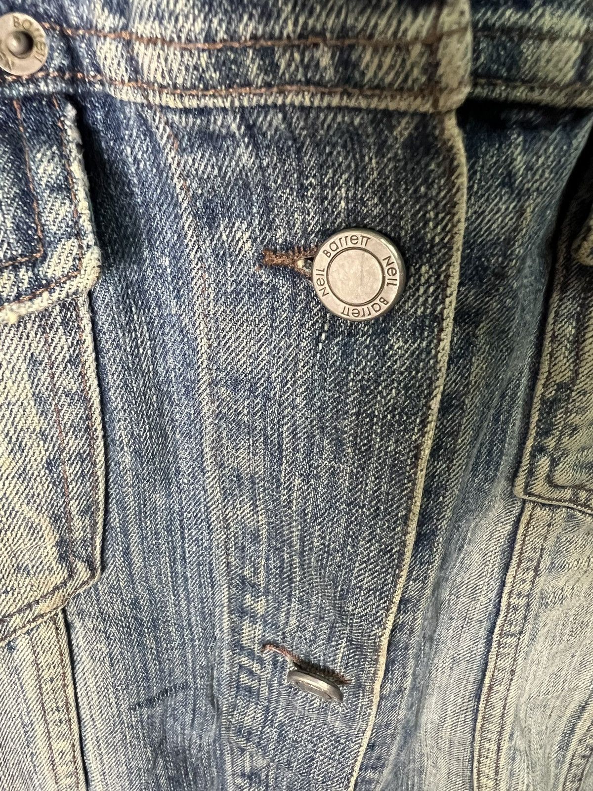 Neil Barrett 🔥Rare Neil Barret Made in Italy Denim Jacket Size S / US 4 / IT 40 - 7 Thumbnail