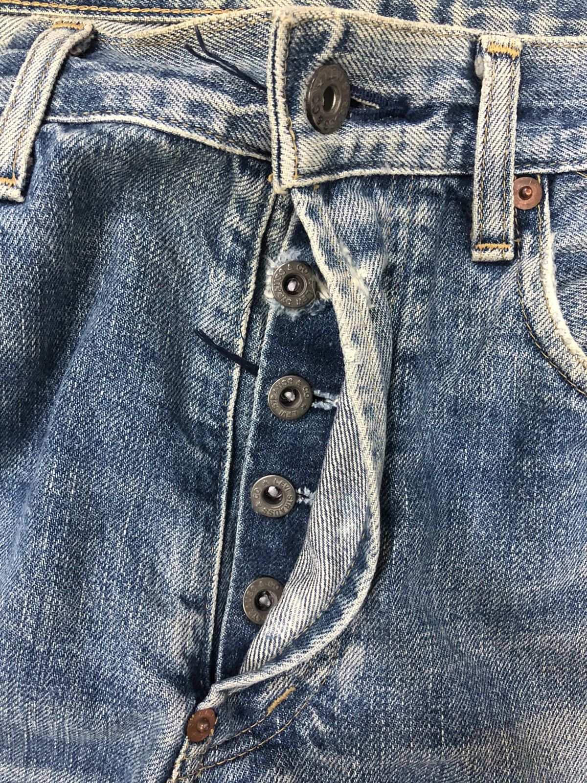 Levi's Vintage Clothing × Vintage RARE VINTAGE LEVIS BIG E JEANS Size US 30 / EU 46 - 8 Thumbnail