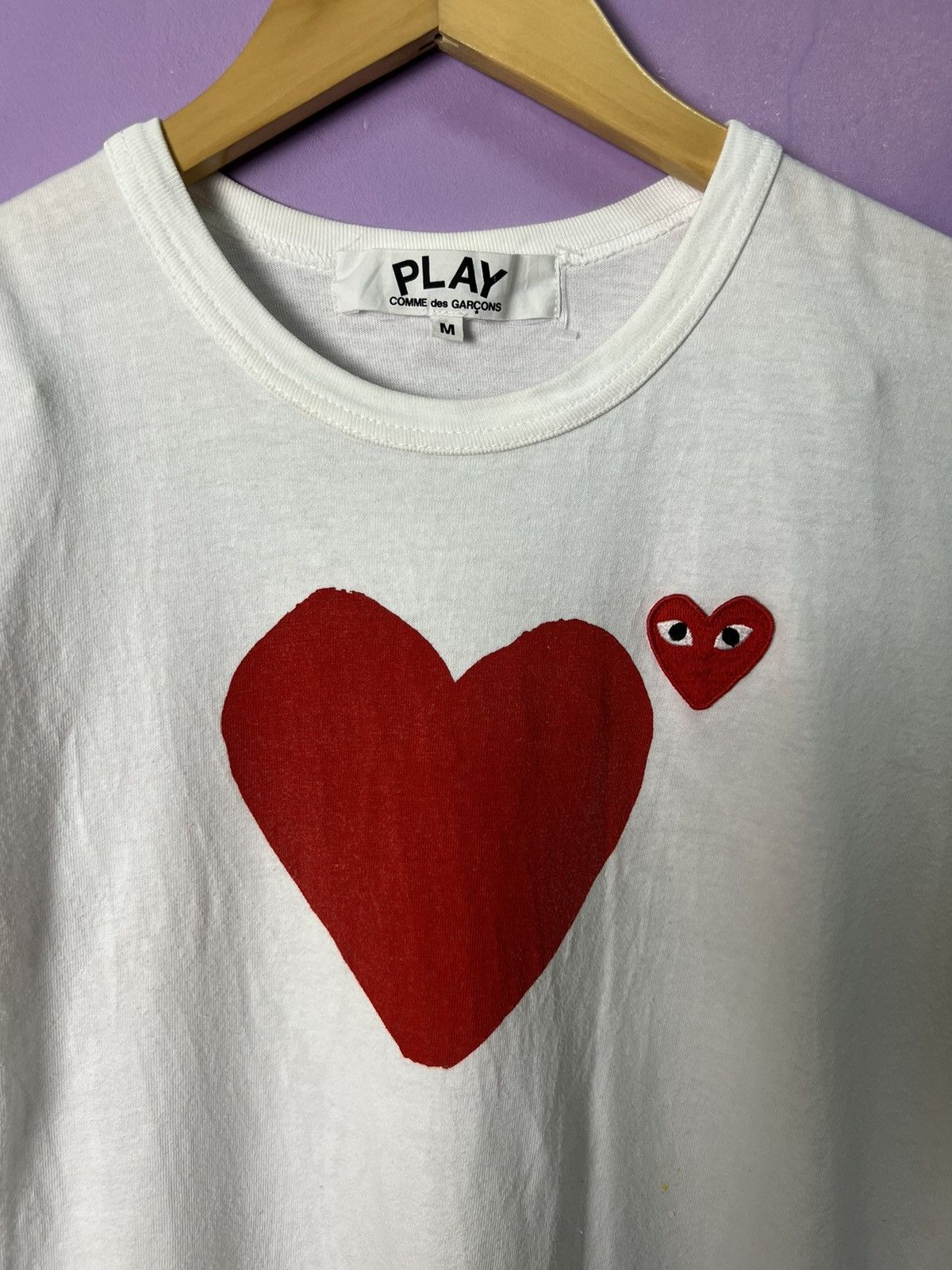Comme des Garcons 🔥CDG Play Front&Back Logo Tees Size S / US 4 / IT 40 - 7 Thumbnail
