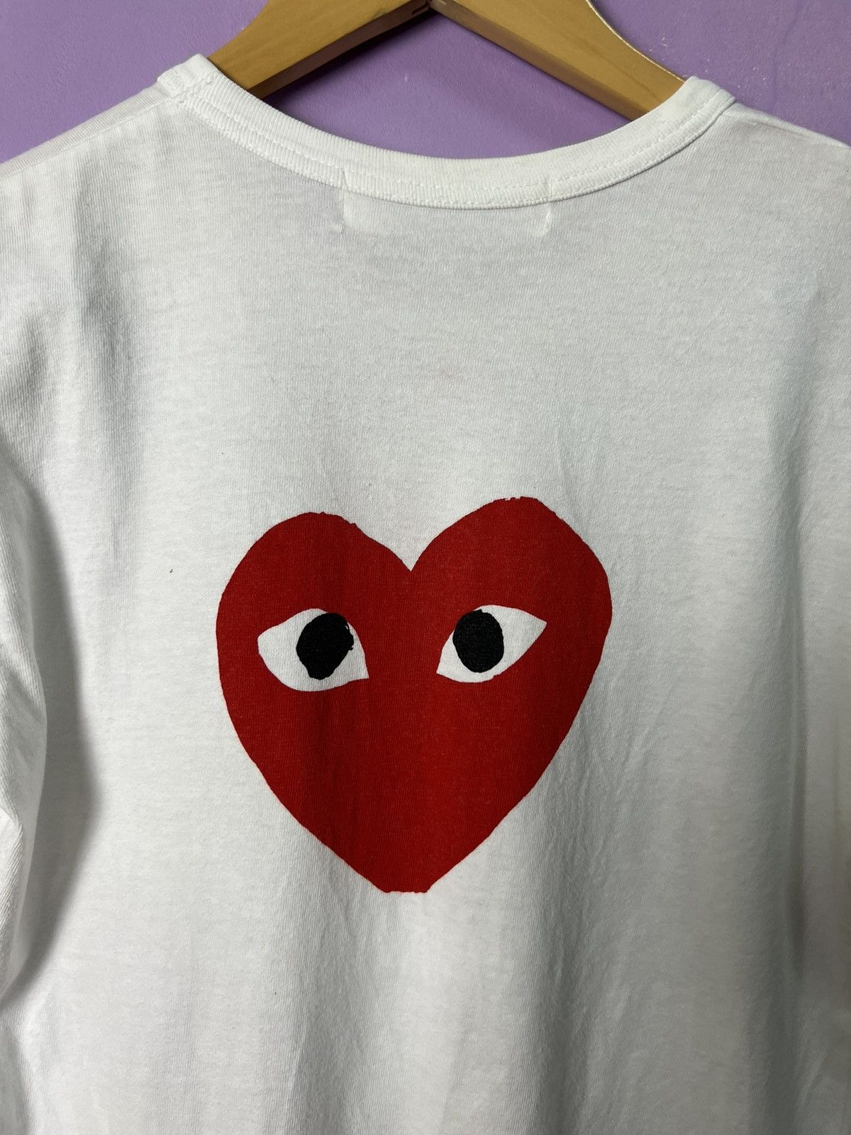 Comme des Garcons 🔥CDG Play Front&Back Logo Tees Size S / US 4 / IT 40 - 10 Thumbnail