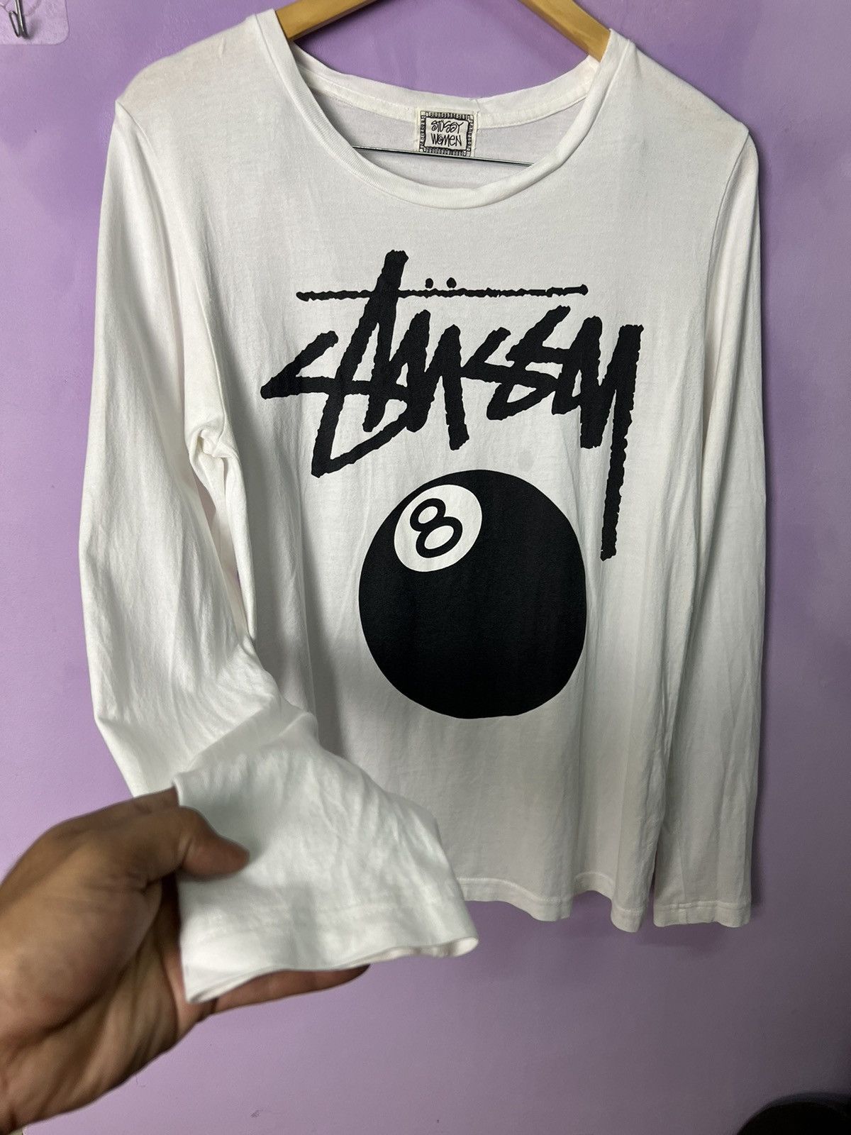 Stussy 🔥Rare Stussy Women 8 Ball Long Sleeves Tee Size S / US 4 / IT 40 - 9 Thumbnail