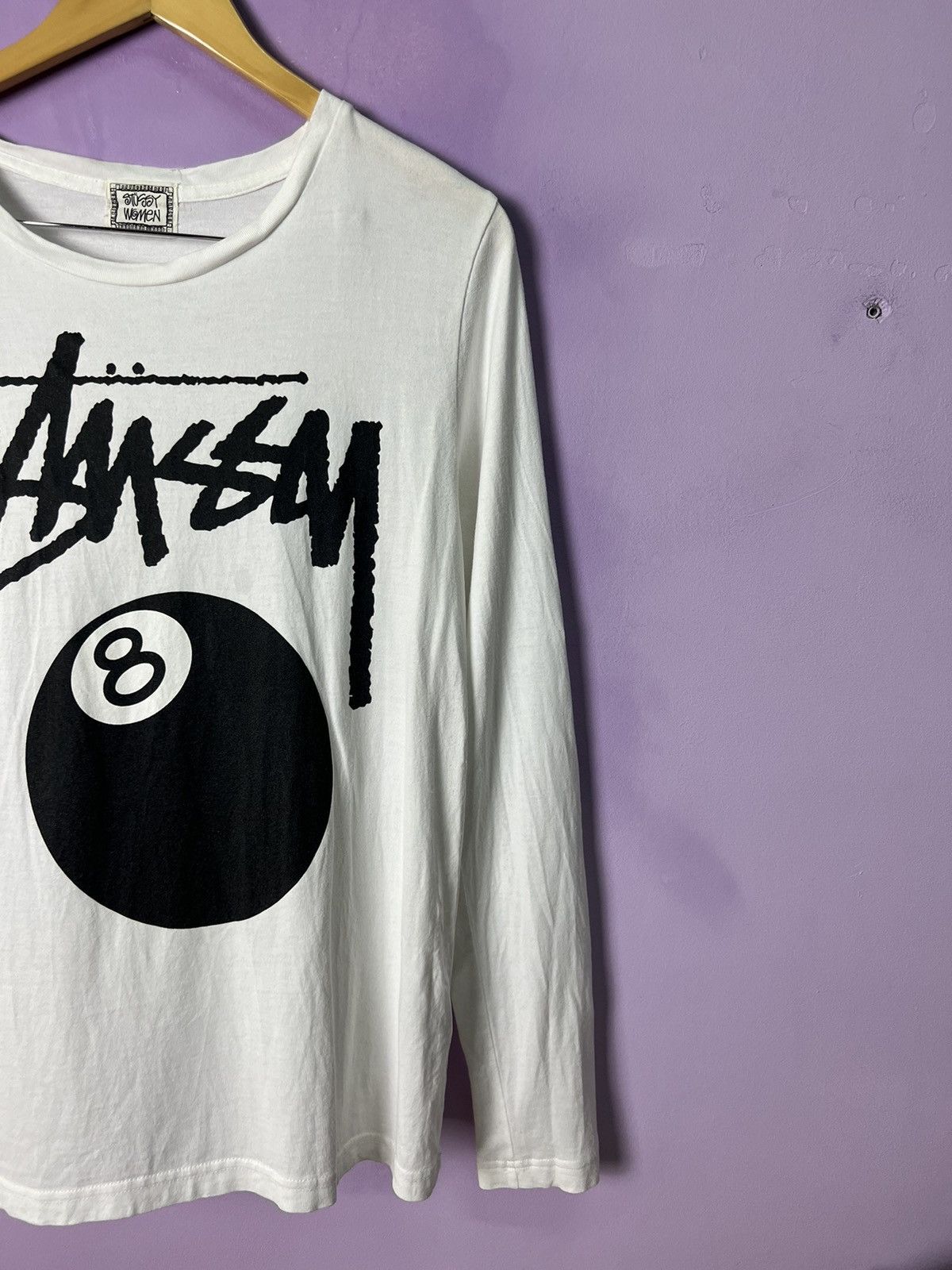 Stussy 🔥Rare Stussy Women 8 Ball Long Sleeves Tee Size S / US 4 / IT 40 - 5 Thumbnail