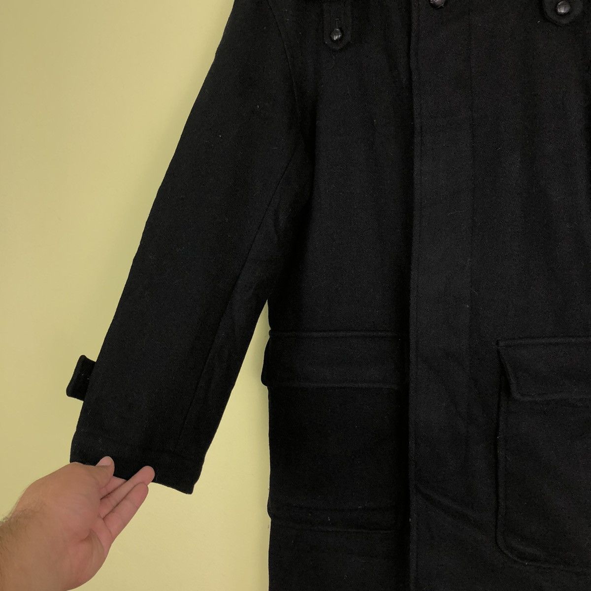 Japanese Brand Blue Eyes Wool Long Overcoat Size US M / EU 48-50 / 2 - 3 Thumbnail
