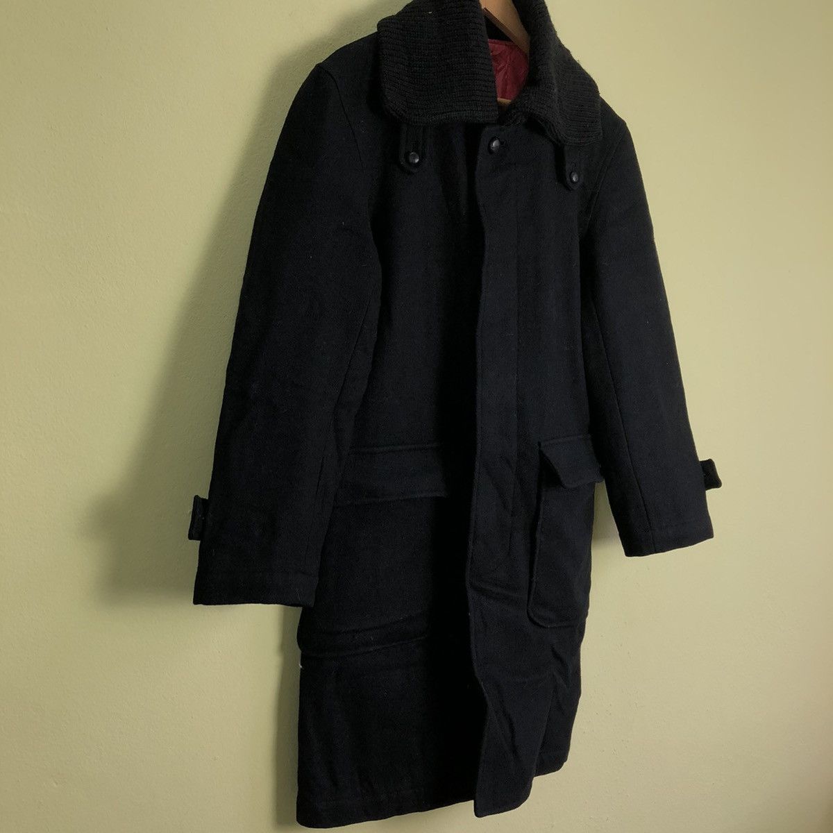 Japanese Brand Blue Eyes Wool Long Overcoat Size US M / EU 48-50 / 2 - 2 Thumbnail