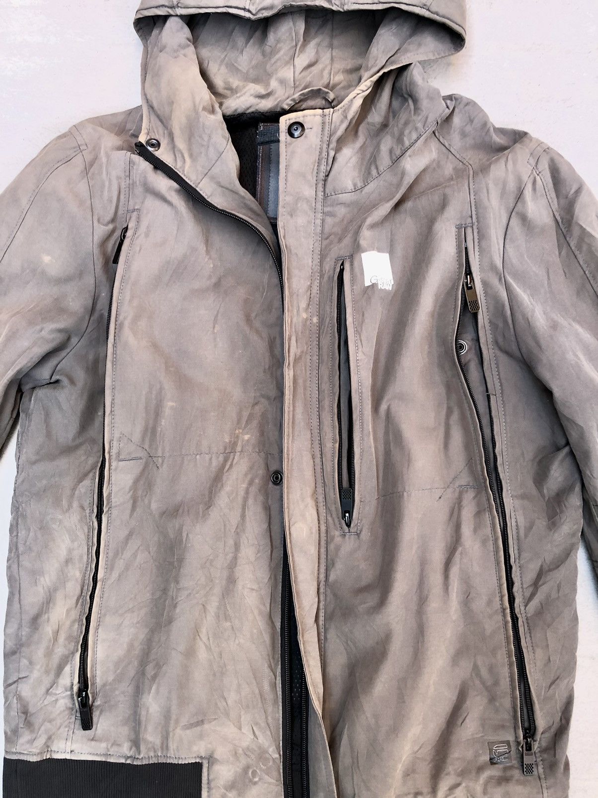 G-Star G Star Raw Multiple Pocket Athon Hooded Jacket Size US M / EU 48-50 / 2 - 12 Thumbnail