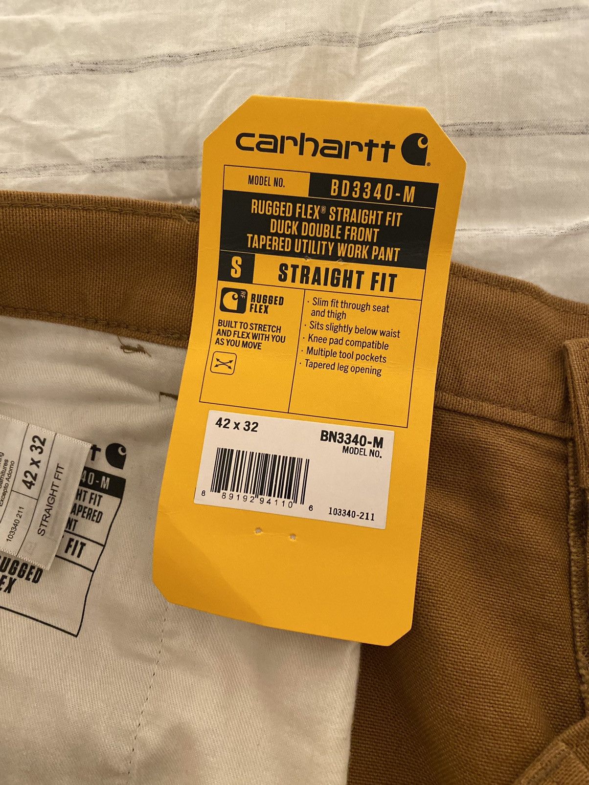 Carhartt Carhartt Rugged Flex Duck Double Front Pants Size US 42 / EU 58 - 13 Thumbnail
