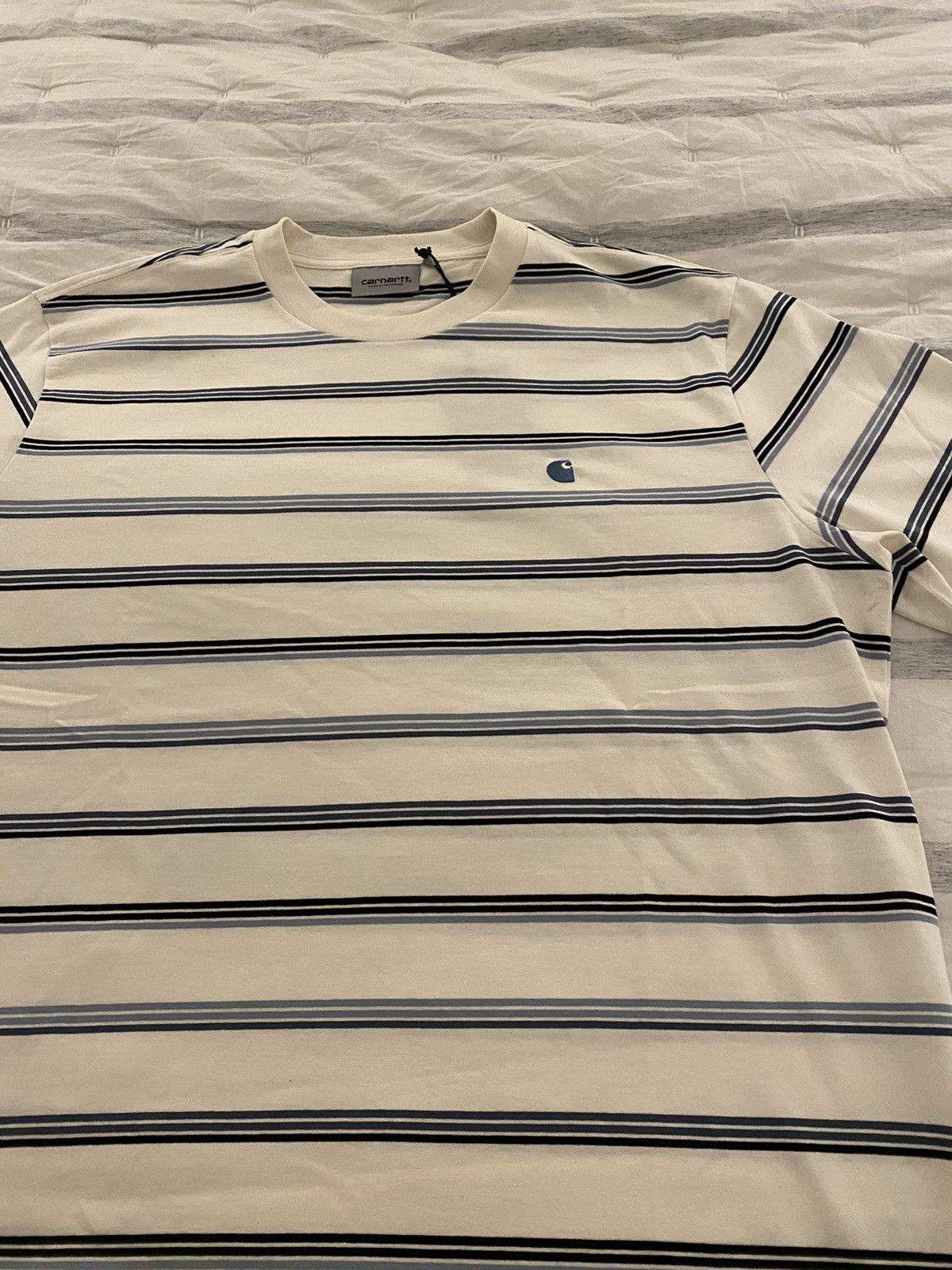 Carhartt Wip Carhartt WIP Vonn Stripe T-shirt NWT Size US XL / EU 56 / 4 - 4 Thumbnail