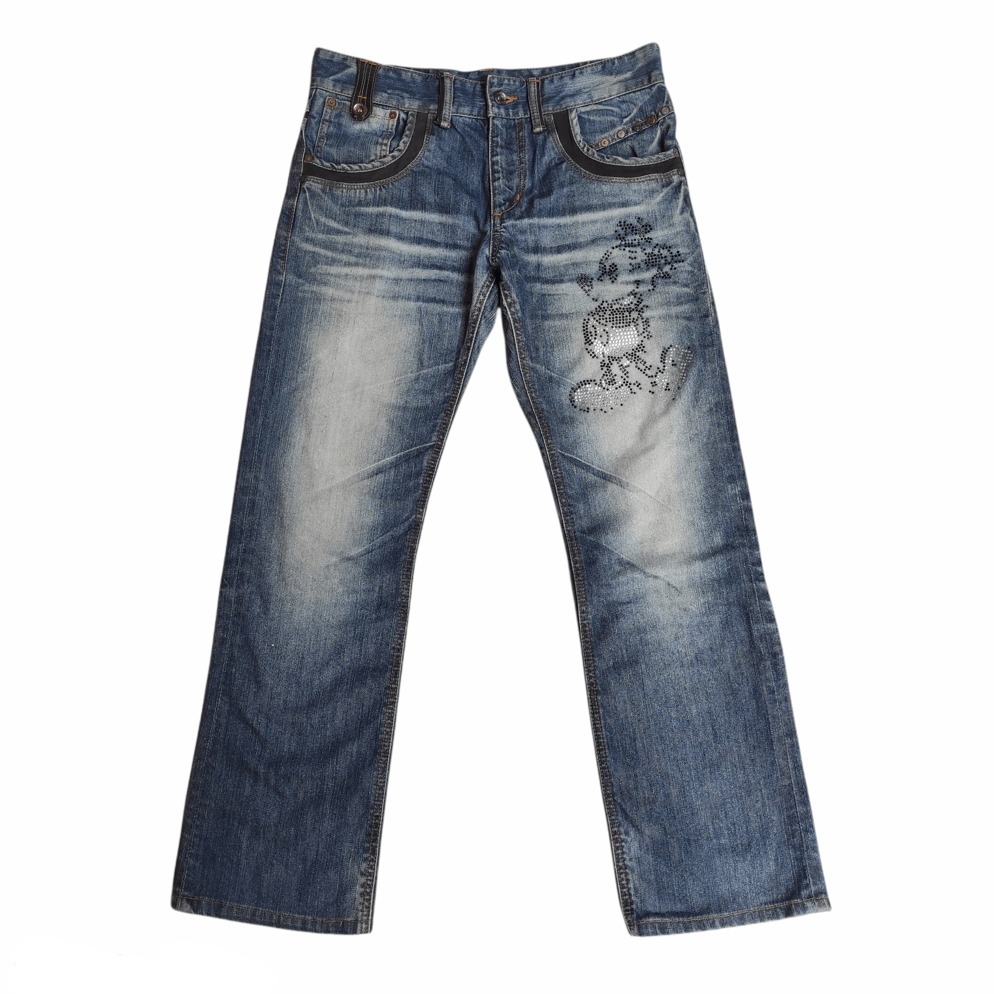 image of Semantic Design X Disney Denim Jeans in Blue, Men's (Size 32)