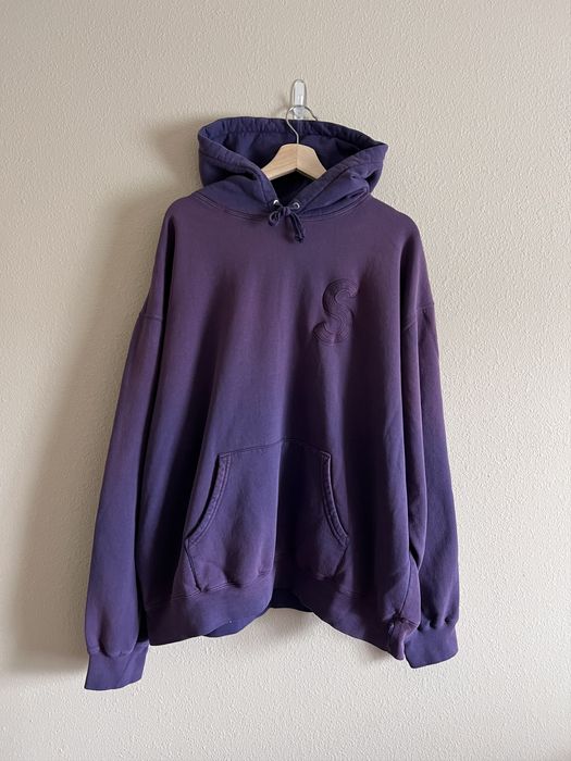 Supreme Supreme Overdyed S Logo Hoodie in Purple | Grailed