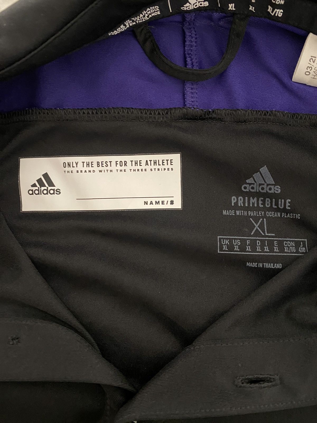 Adidas Adidas U of Washington PrimeBlue Polo XL Size US XL / EU 56 / 4 - 9 Thumbnail