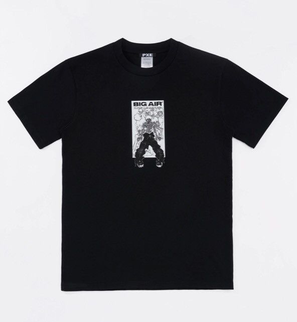 Drain Gang × Sad Boys Ecco2k for Drain Gang Big Air PXE Black Tee Shirt Size US XL / EU 56 / 4 - 1 Thumbnail