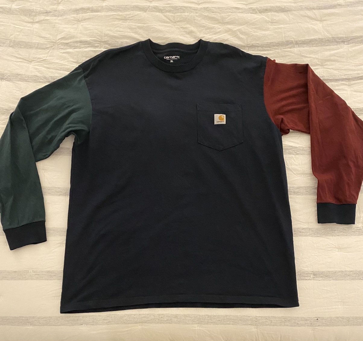 Carhartt Wip Carhartt WIP L/S Triple Pocket T-shirt Size US XL / EU 56 / 4 - 2 Thumbnail