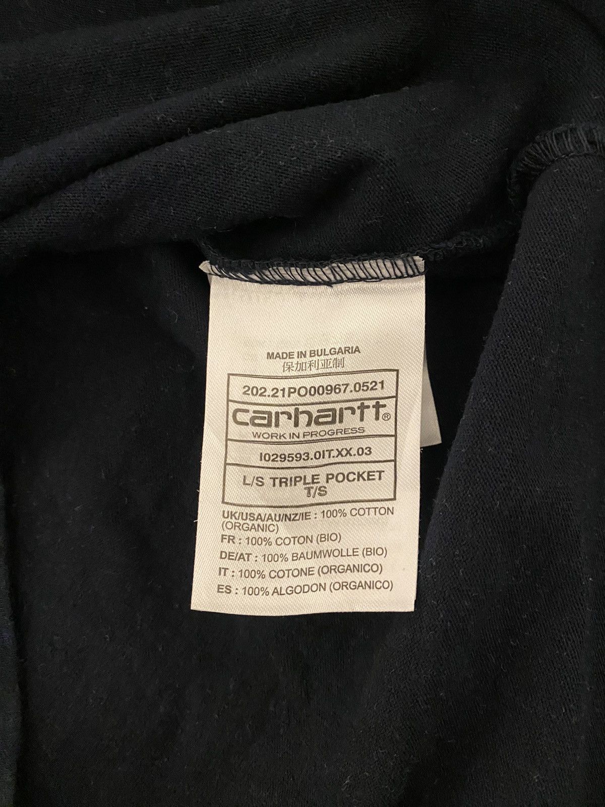 Carhartt Wip Carhartt WIP L/S Triple Pocket T-shirt Size US XL / EU 56 / 4 - 6 Thumbnail