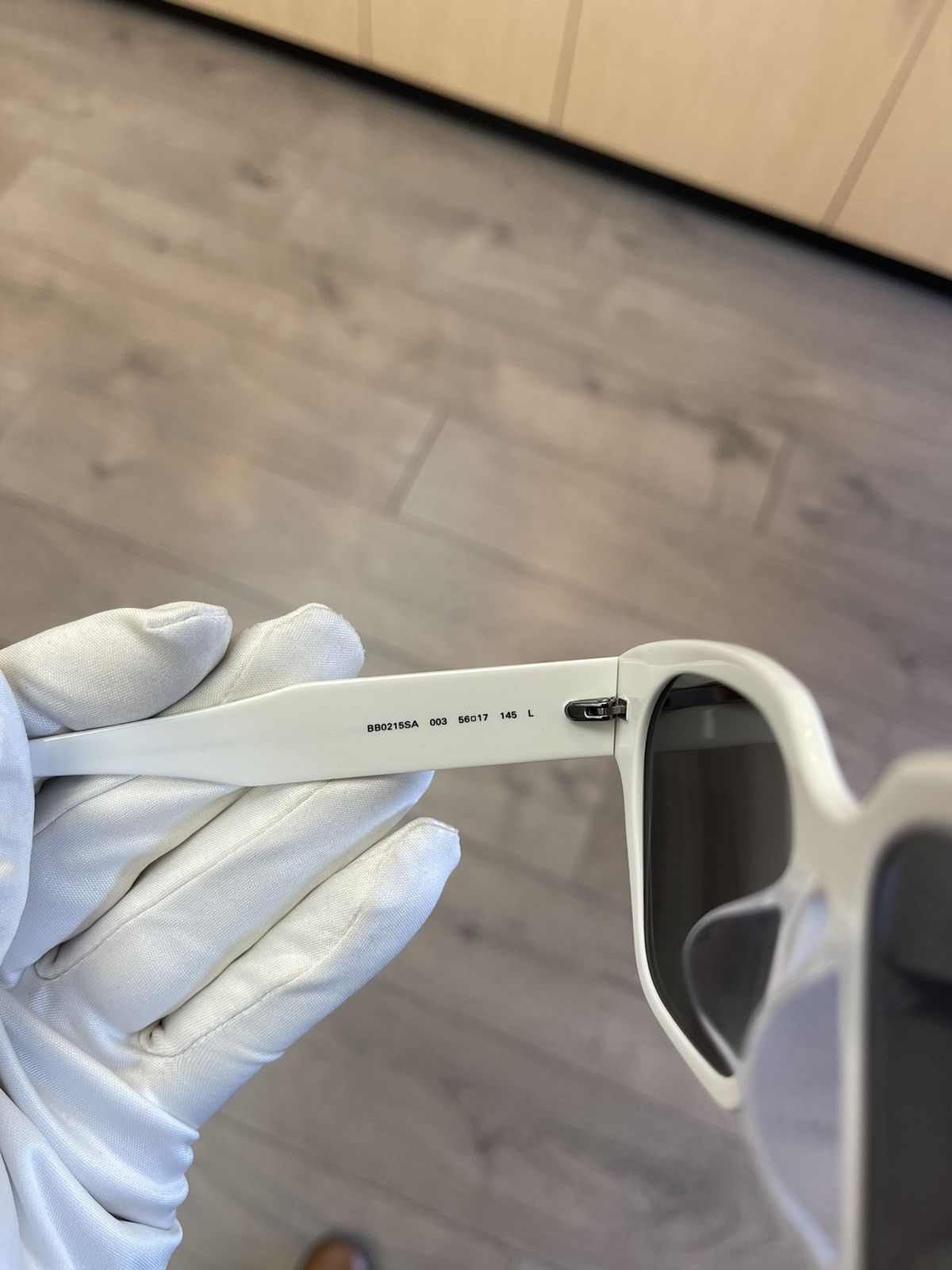 Balenciaga NEW Balenciaga BB0164 White Sunglasses Glasses Size ONE SIZE - 3 Thumbnail