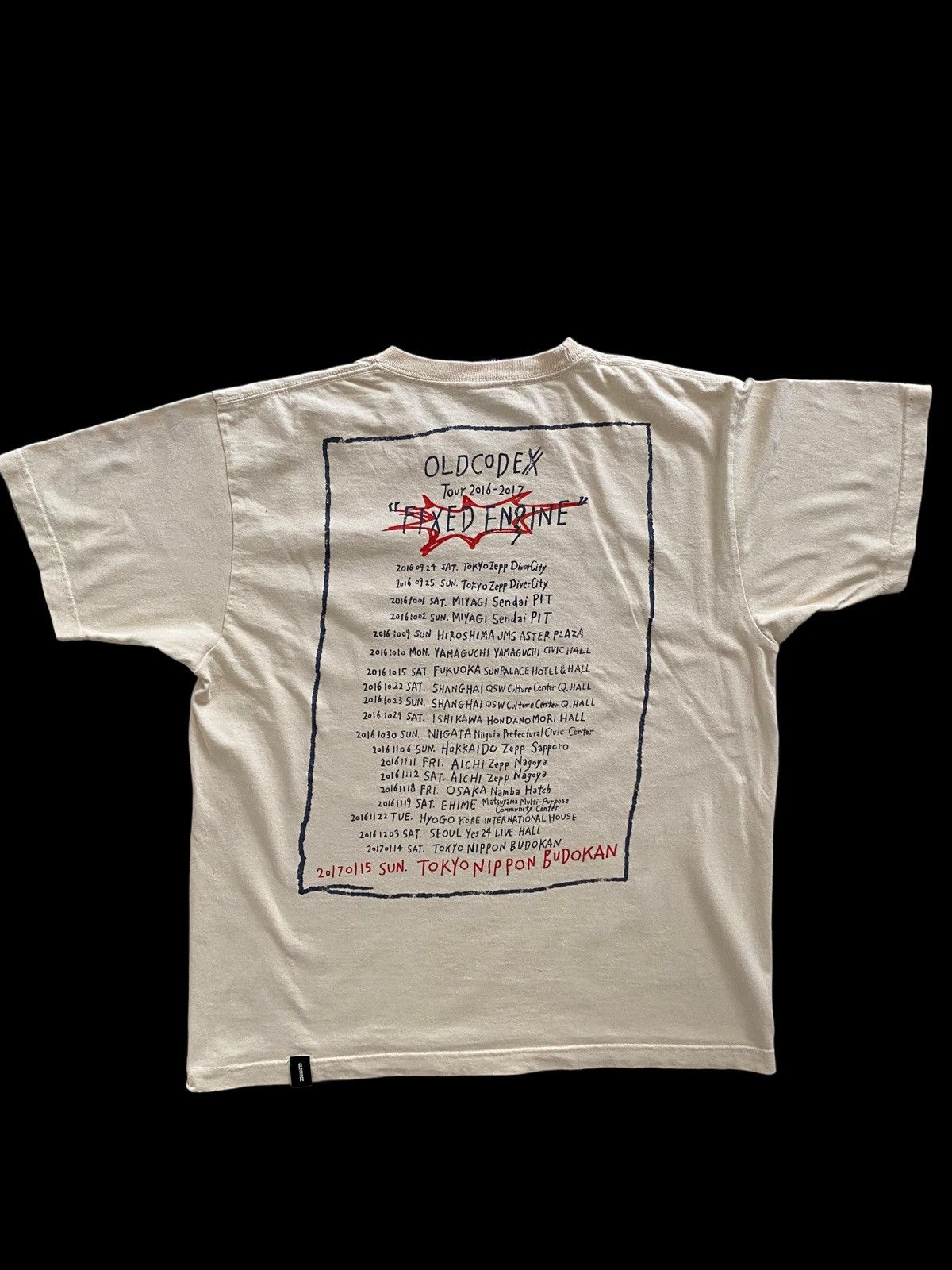 Band Tees × Japanese Brand × Vintage OLDCODEX Rock Band Japan Punk Tour T-Shirt Size US L / EU 52-54 / 3 - 2 Thumbnail