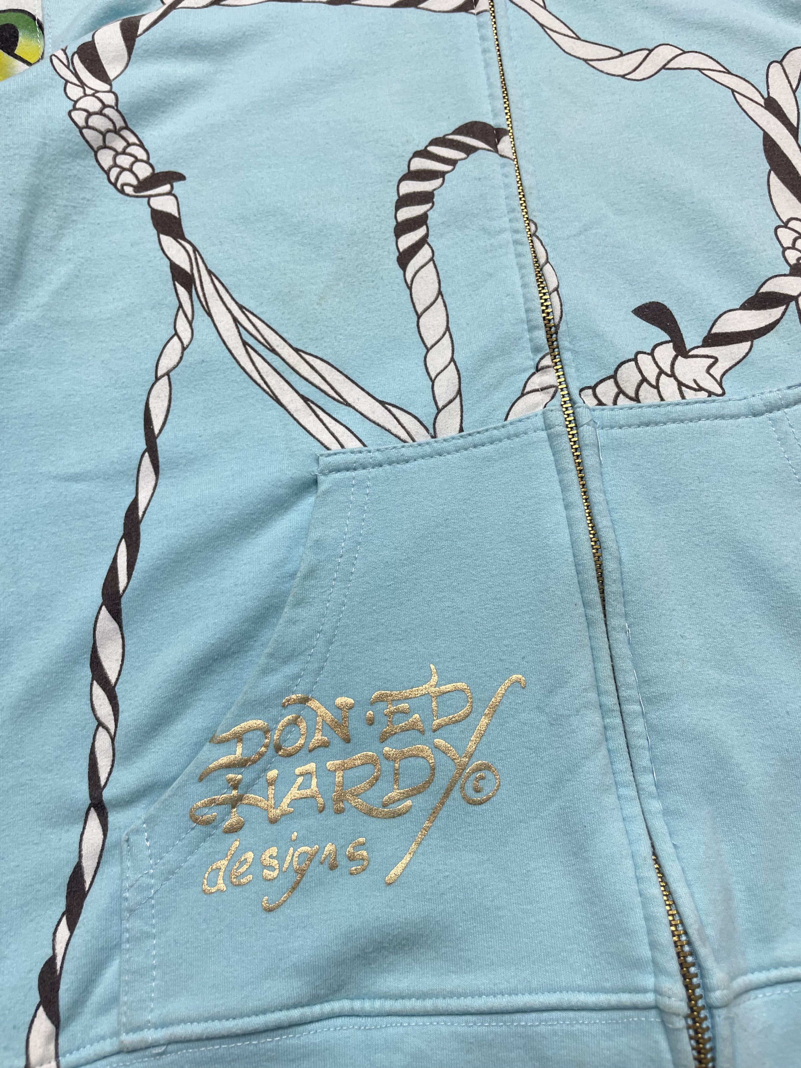 Christian Audigier × Ed Hardy × Vintage Christian Audigier Ed Hardy Vintage Full Zip Hoodie Size US S / EU 44-46 / 1 - 4 Thumbnail