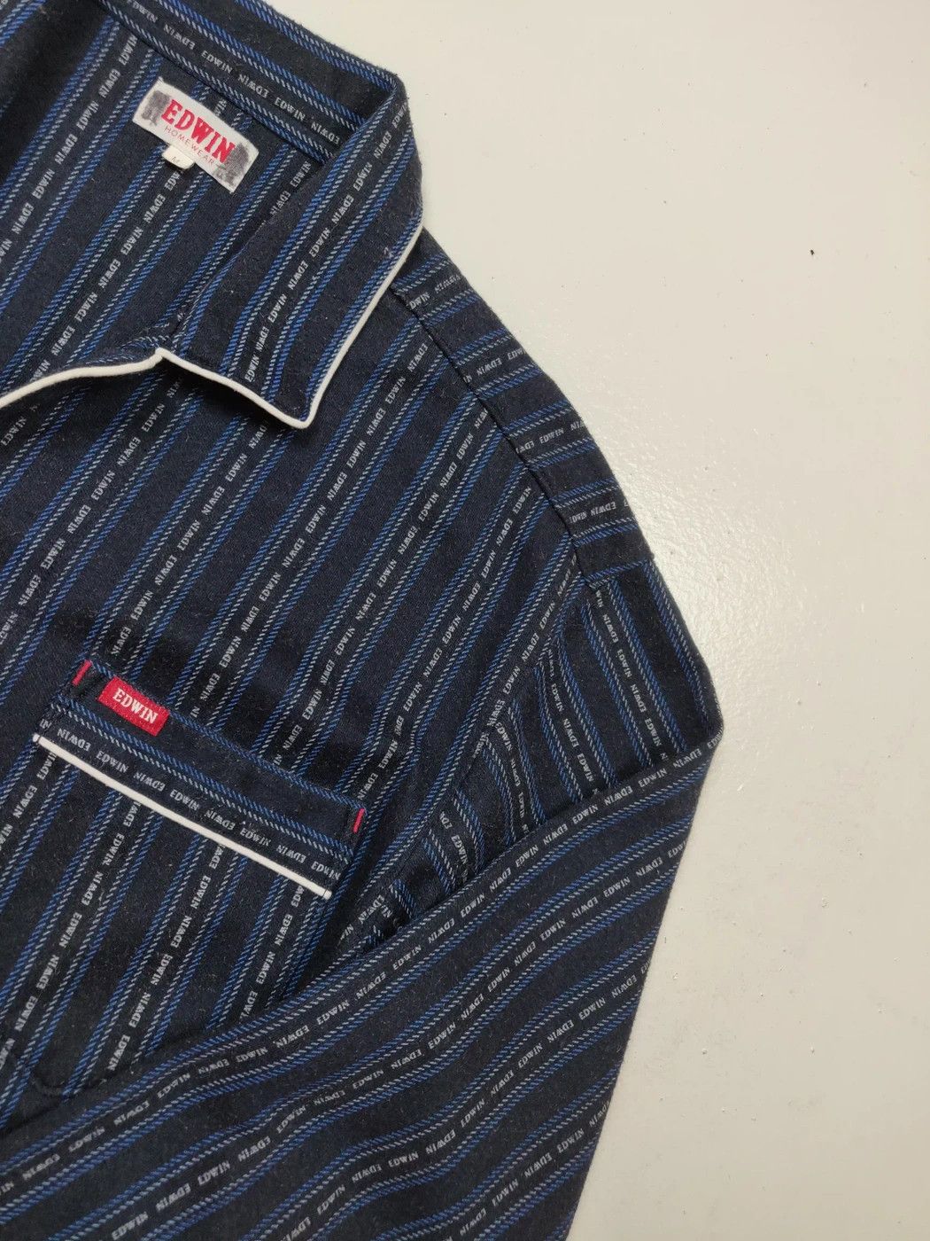 Edwin Edwin Homewear Monogram Fullprint Stripes Pajamas Size US M / EU 48-50 / 2 - 5 Thumbnail
