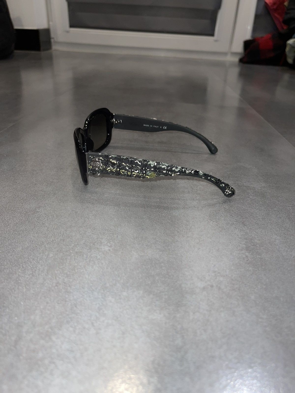 Chanel Chanel 5240 C.1404/3M Black Tweed Sunglasses Size ONE SIZE - 5 Thumbnail
